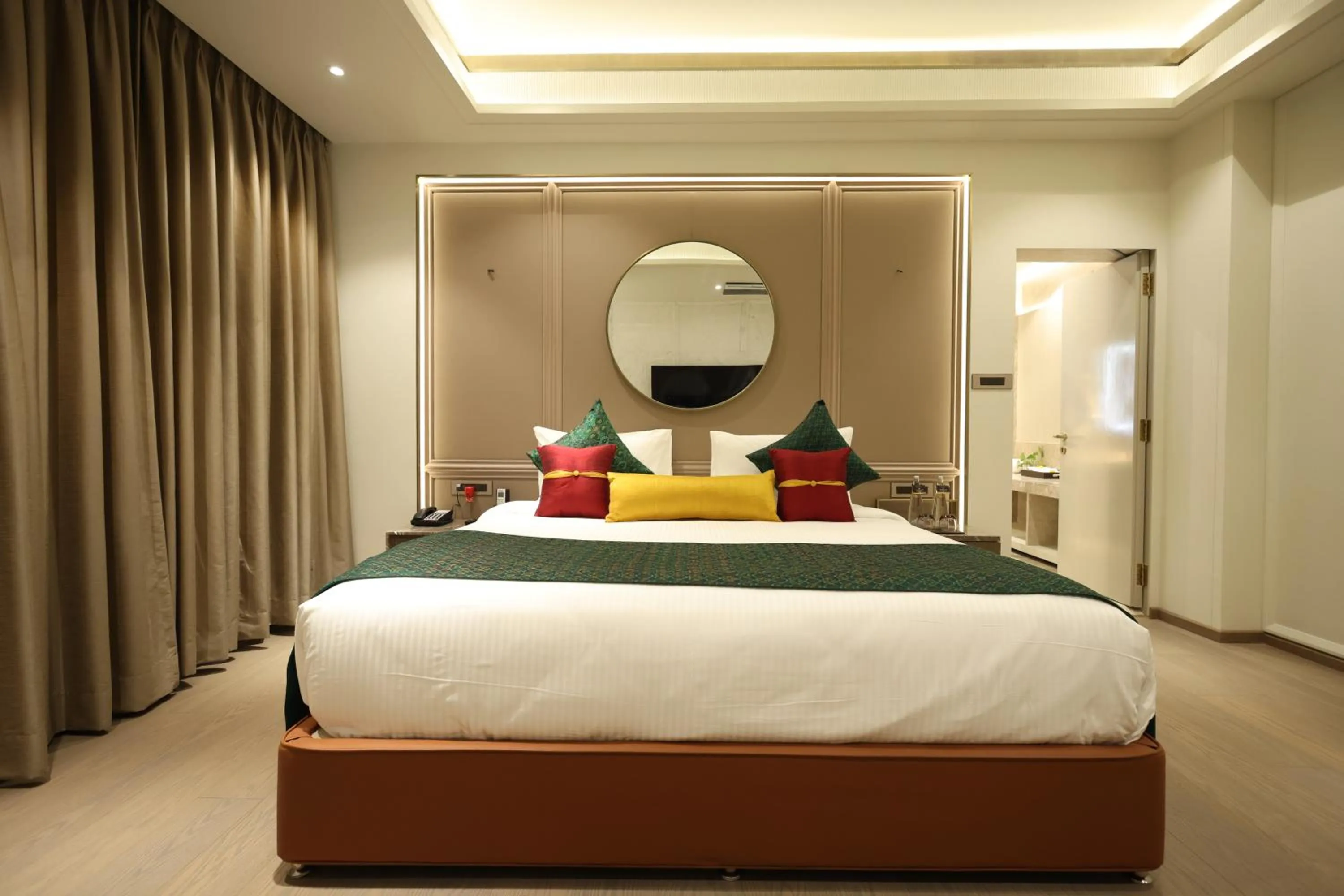 Bedroom, Bed in MARIGOLD-Newly Renovated Hotel