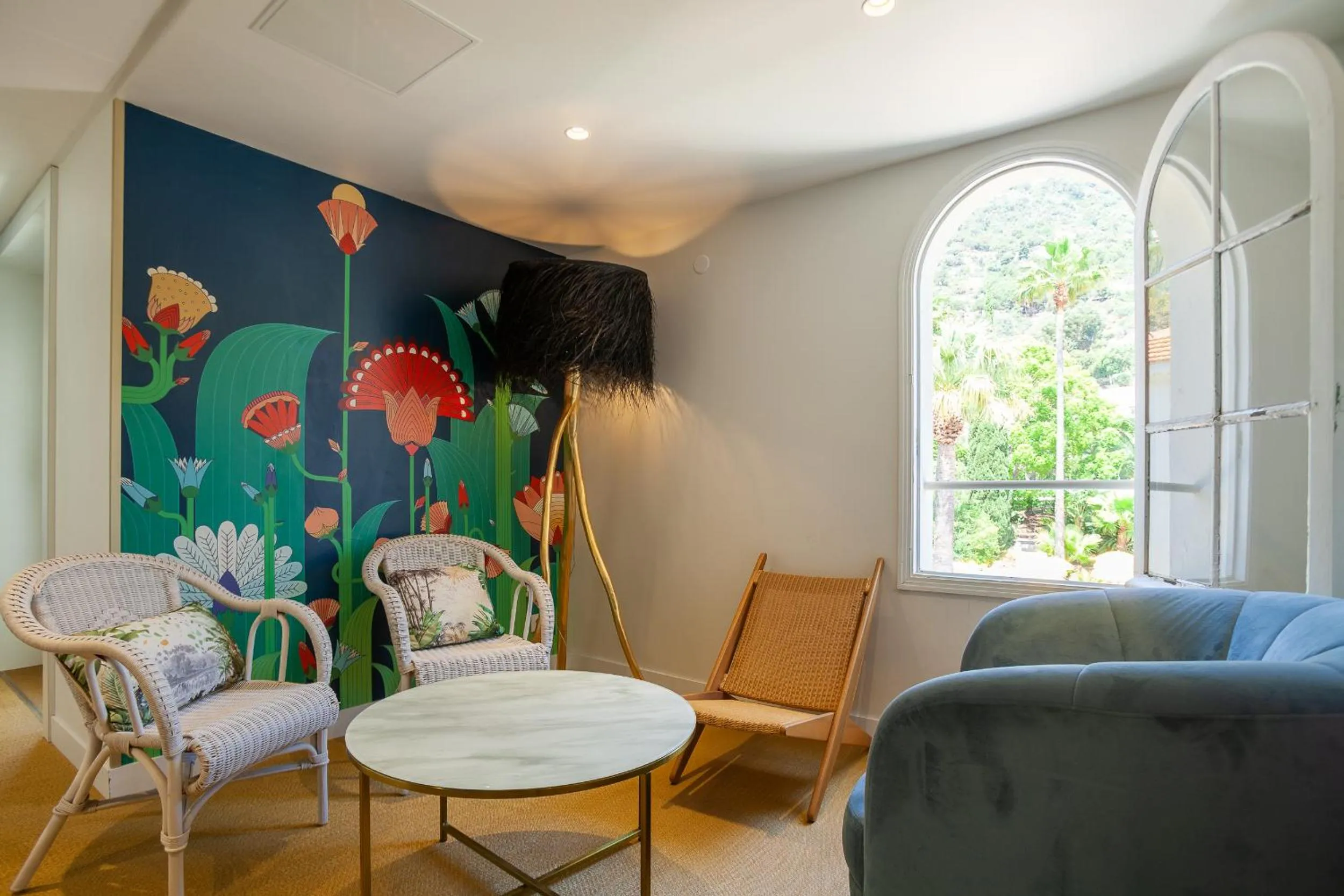 Decorative detail in Hôtel La Piscine