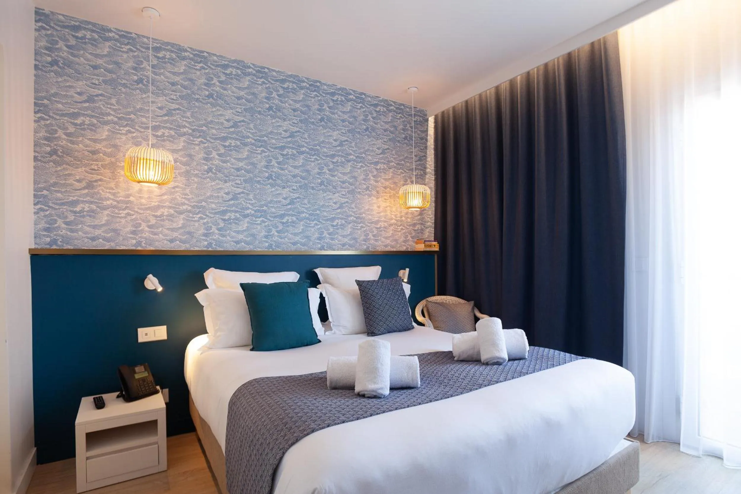 Bed in Hôtel La Piscine