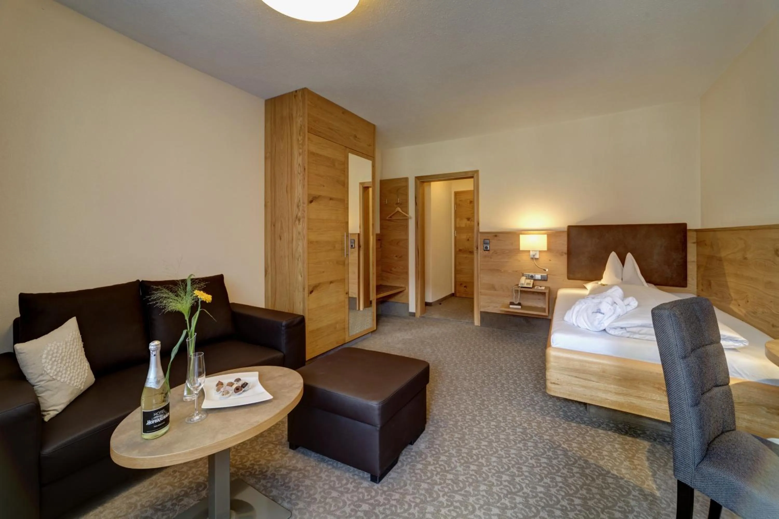 Bed in Wellnesshotel Hofbräuhaus