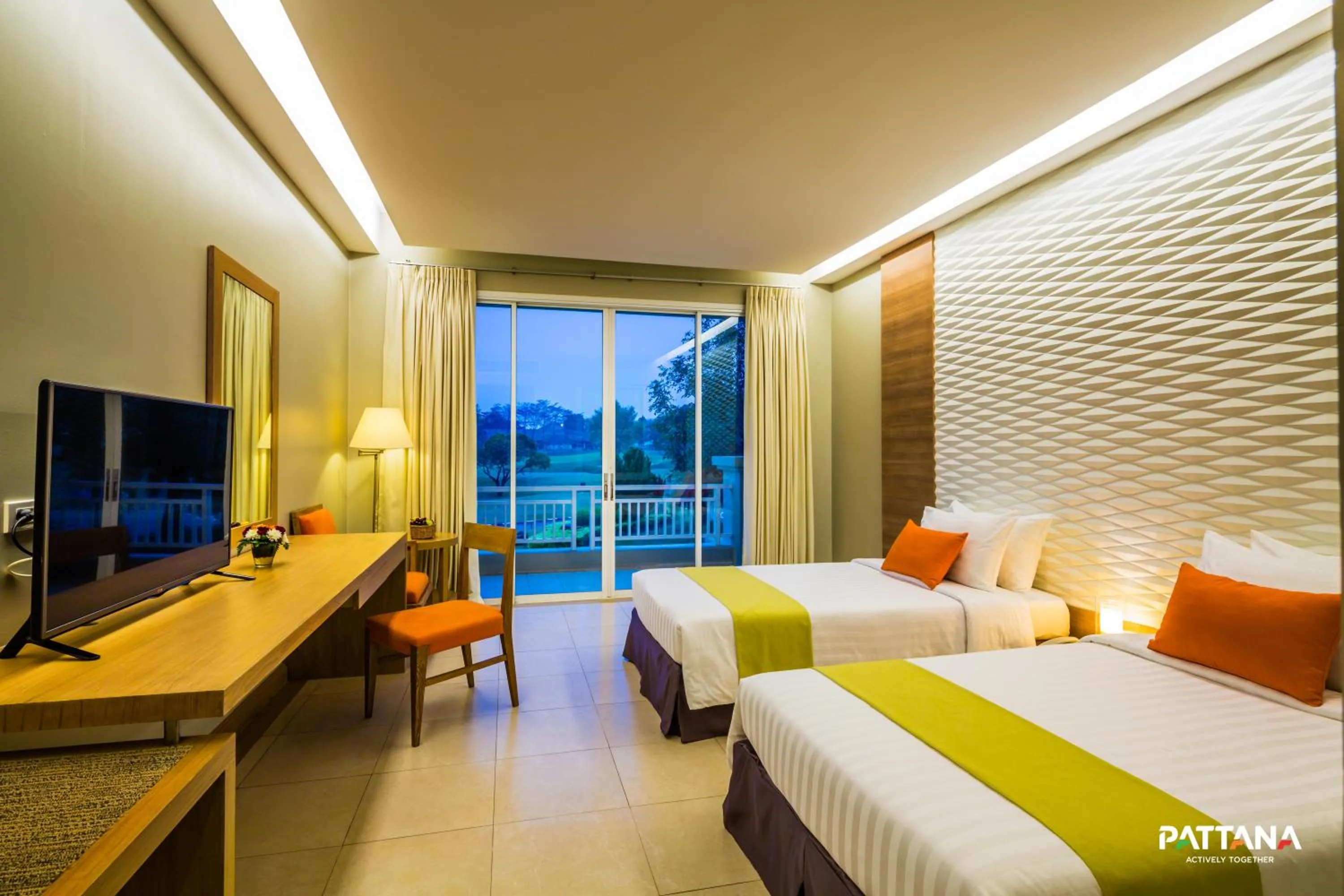 Bed in Pattana Sports Resort