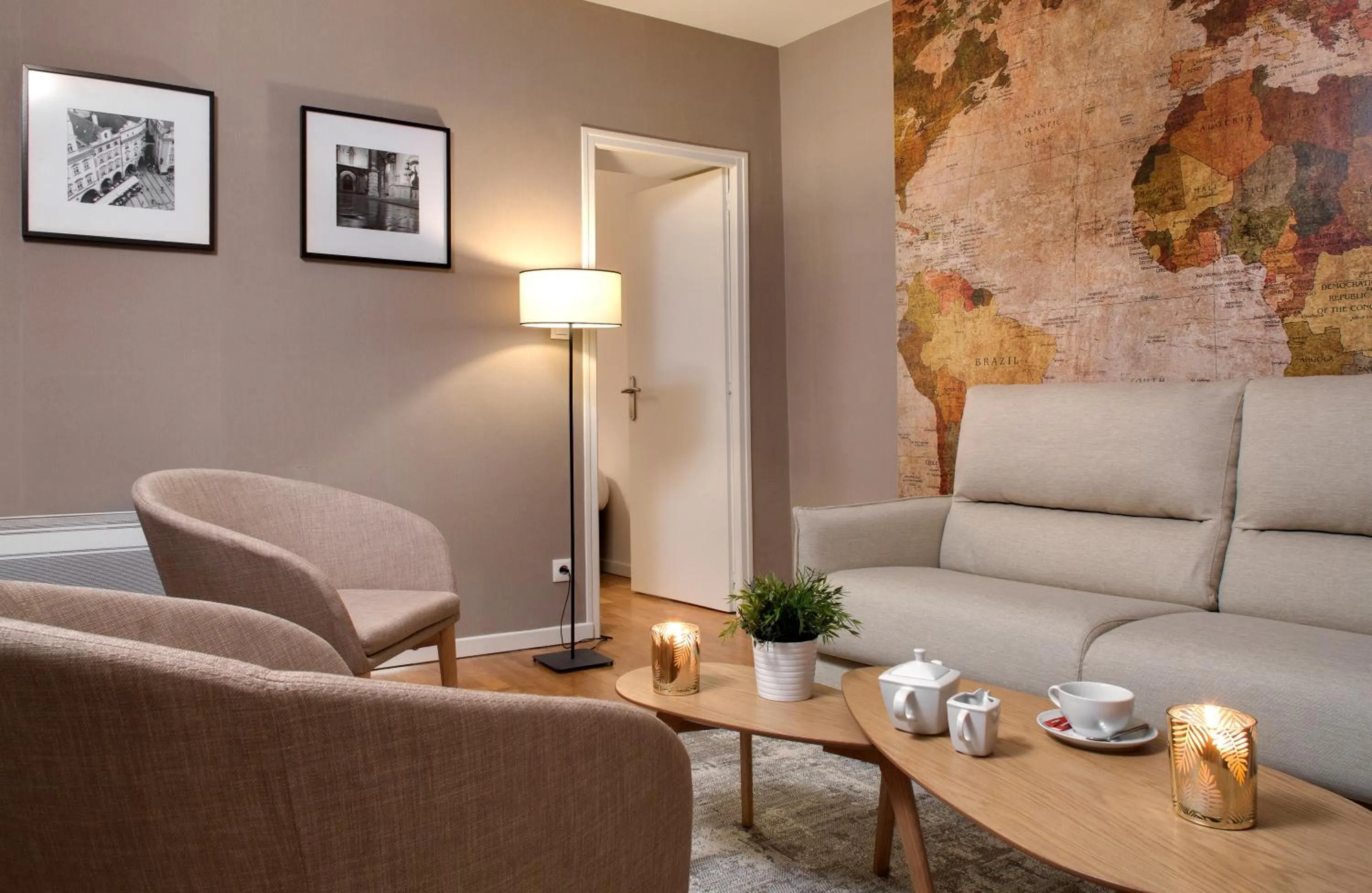 Seating area in Hôtel des Ducs