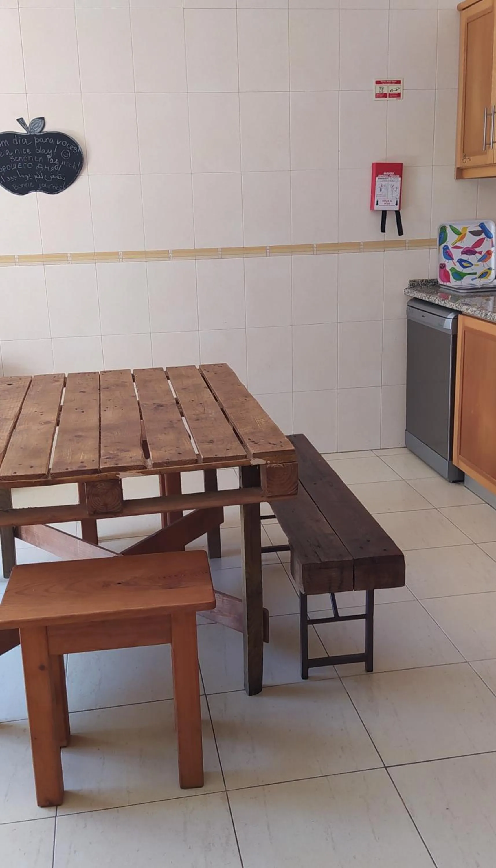 Dining area in Green House