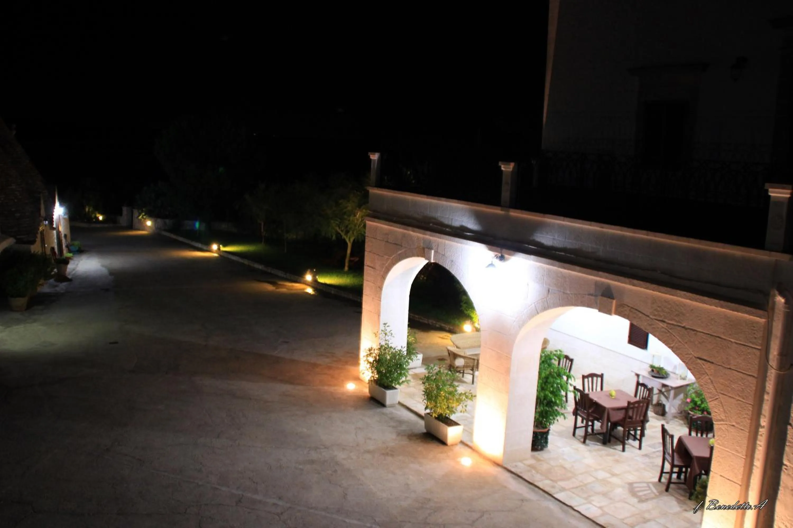 Facade/entrance in Masseria Peppeturro