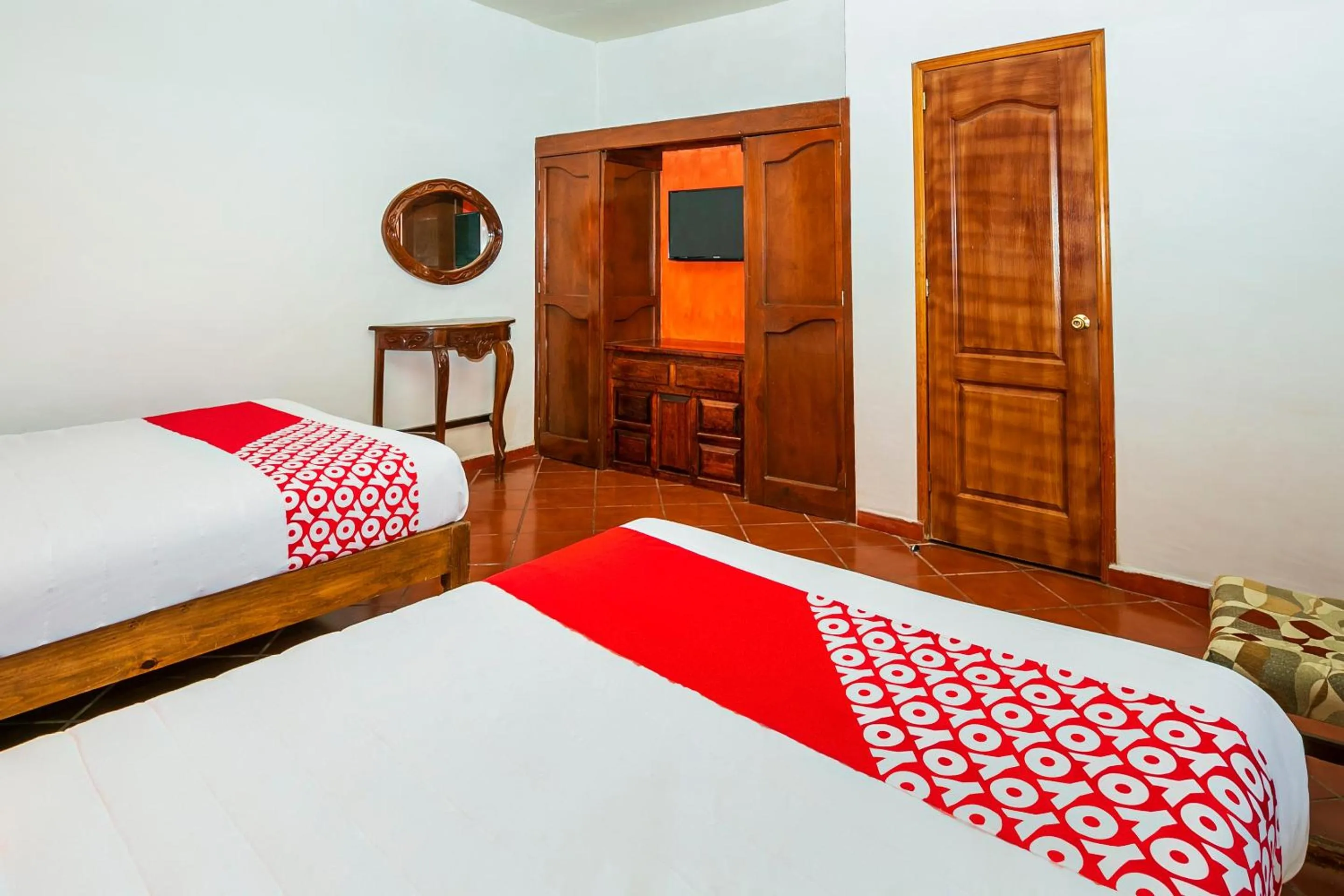 Bedroom, Bed in OYO Posada De Los Angeles, Pátzcuaro