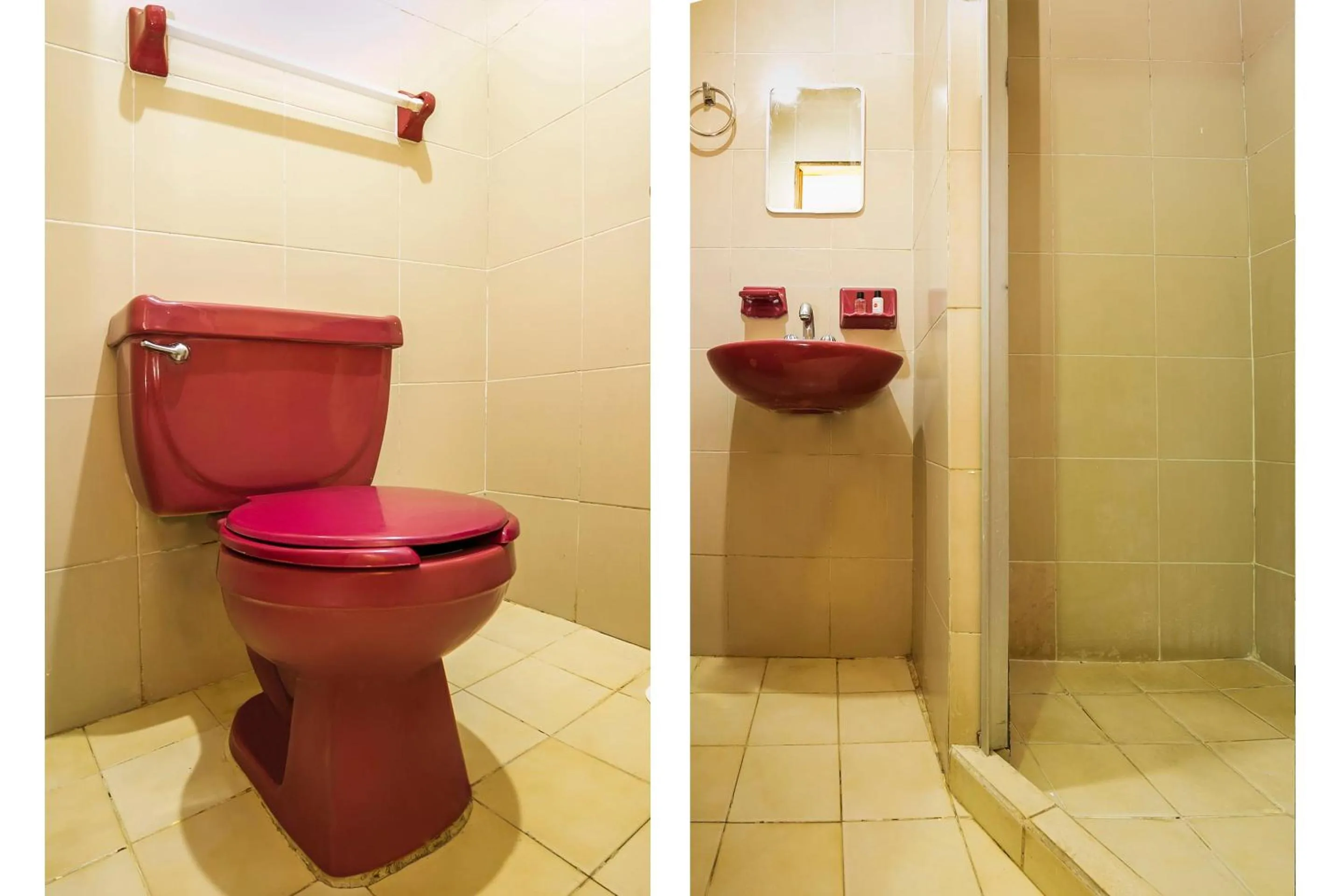 Bathroom in OYO Posada De Los Angeles, Pátzcuaro