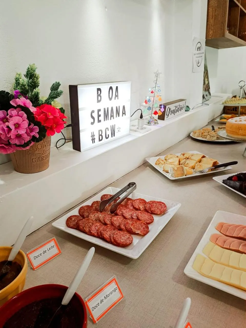 Continental breakfast in Pousada Graff