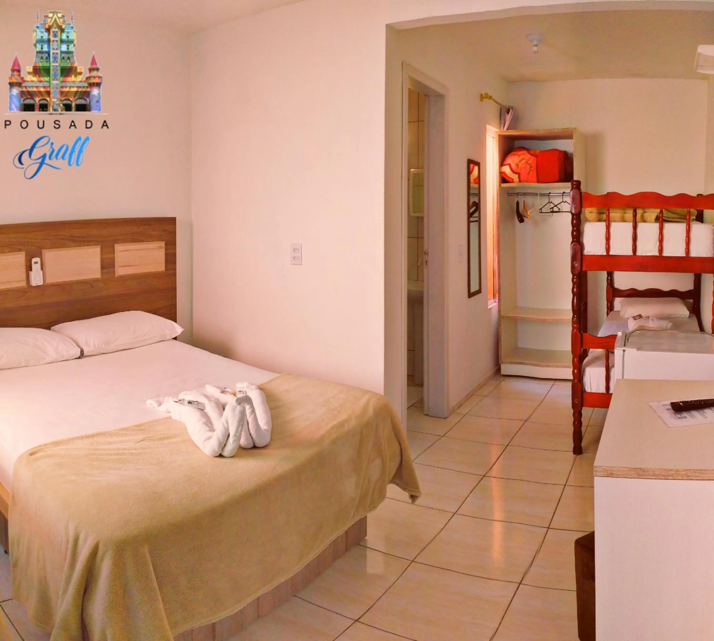 Photo of the whole room, Bed in Pousada Graff