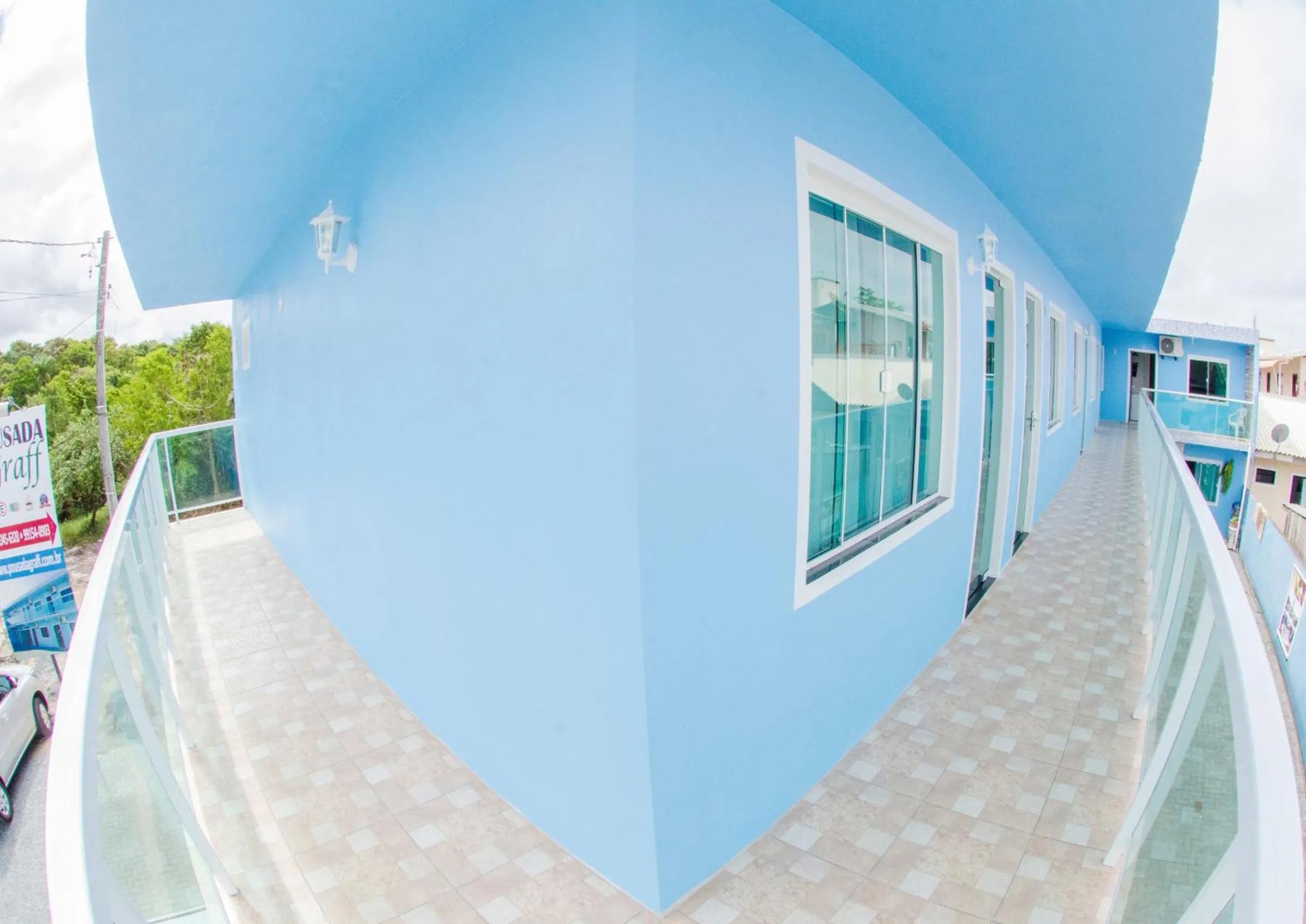 Bird's eye view in Pousada Graff