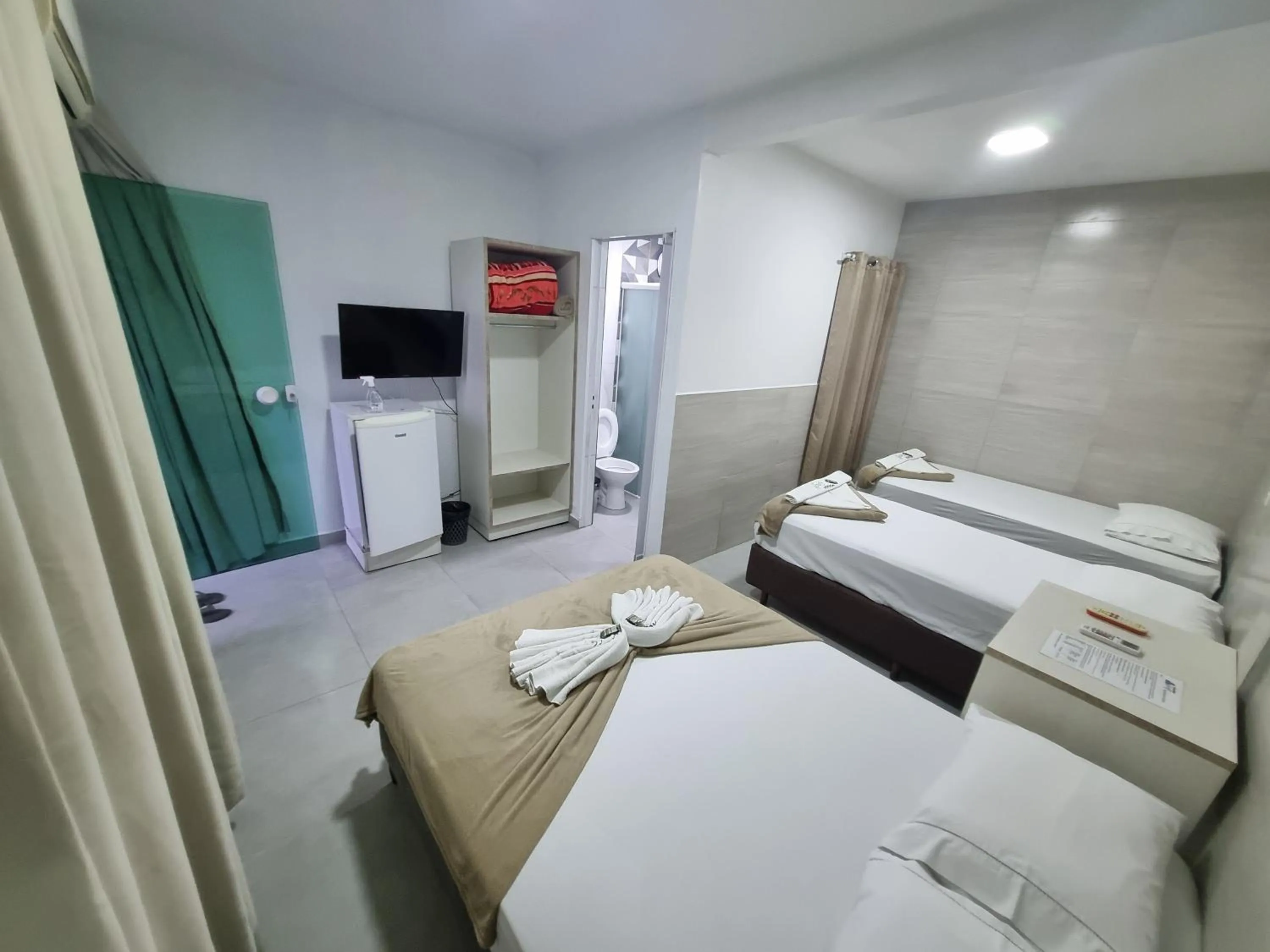 Bed in Pousada Graff