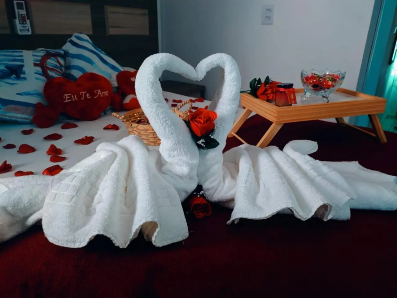 Bed in Pousada Graff