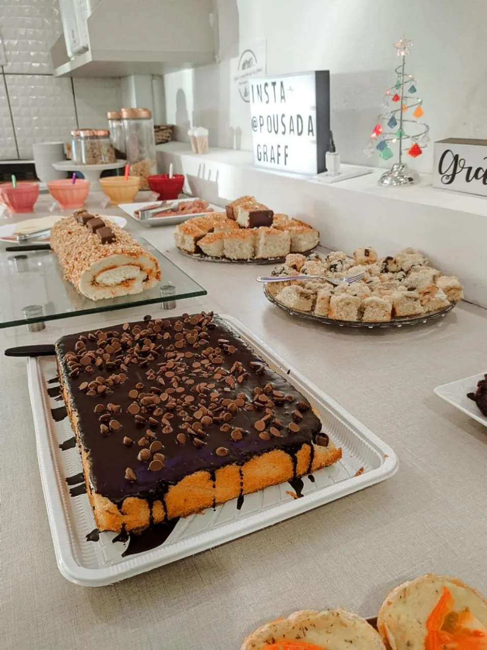 Continental breakfast in Pousada Graff