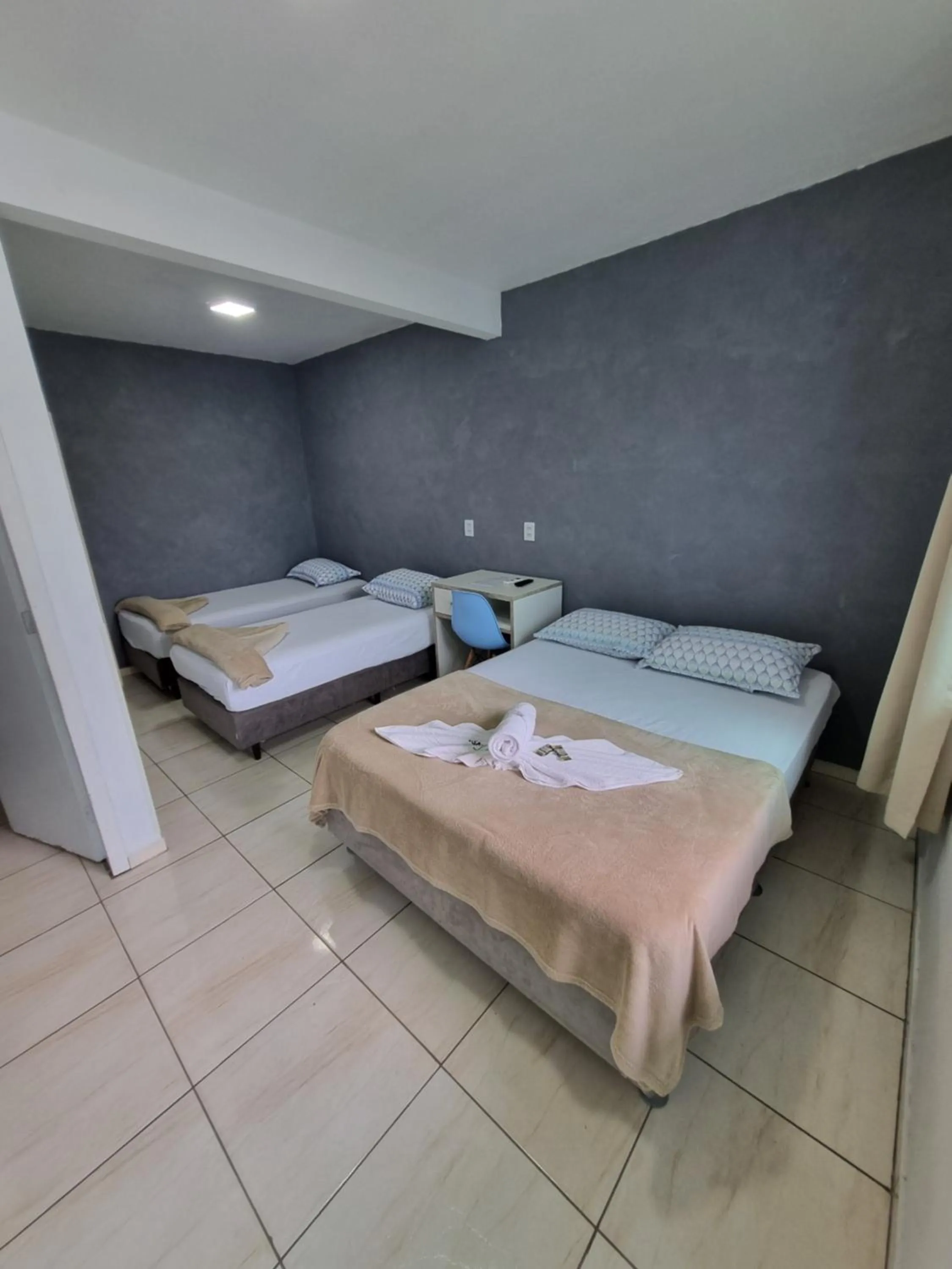 Bed in Pousada Graff