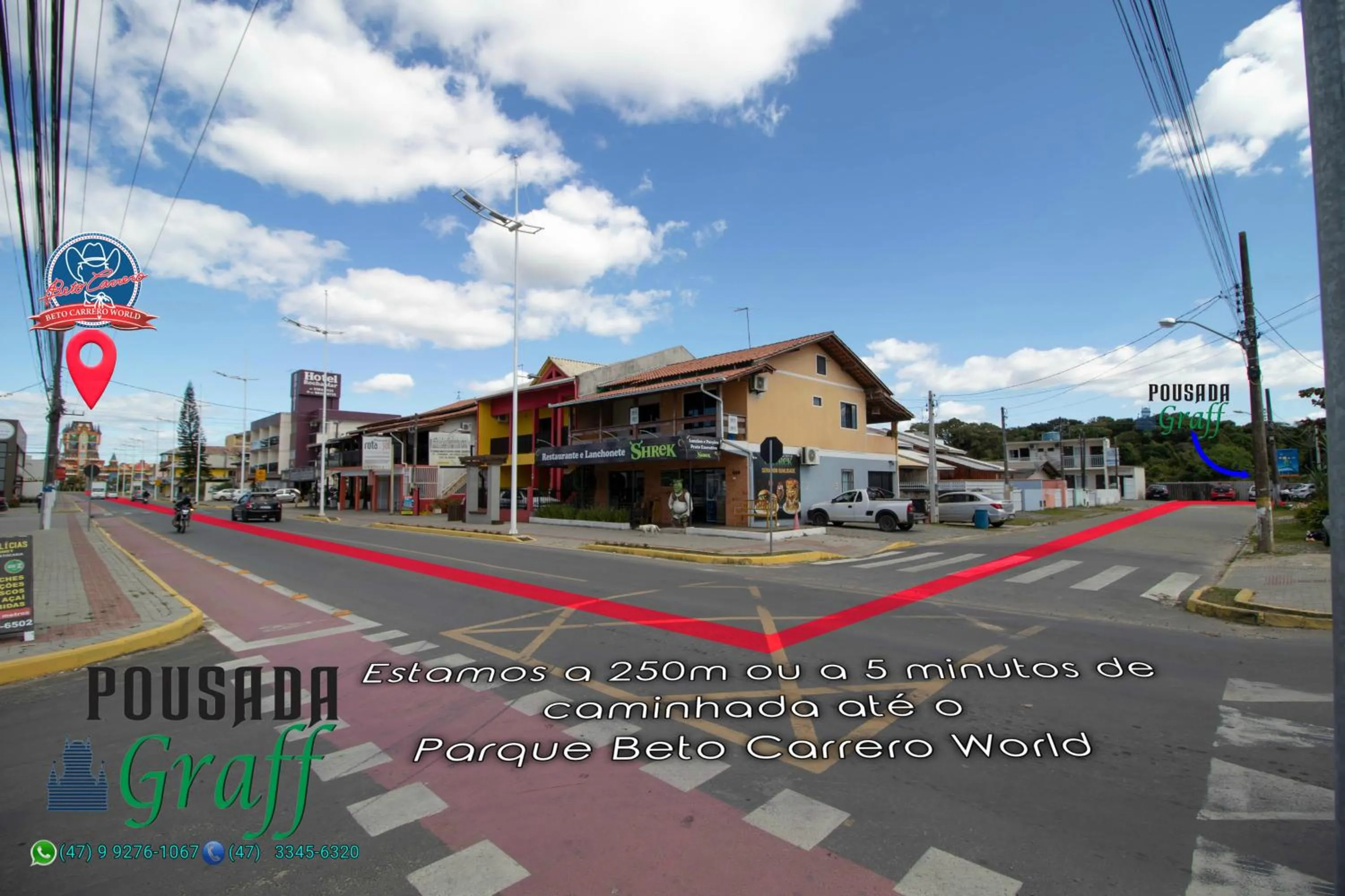 Nearby landmark in Pousada Graff