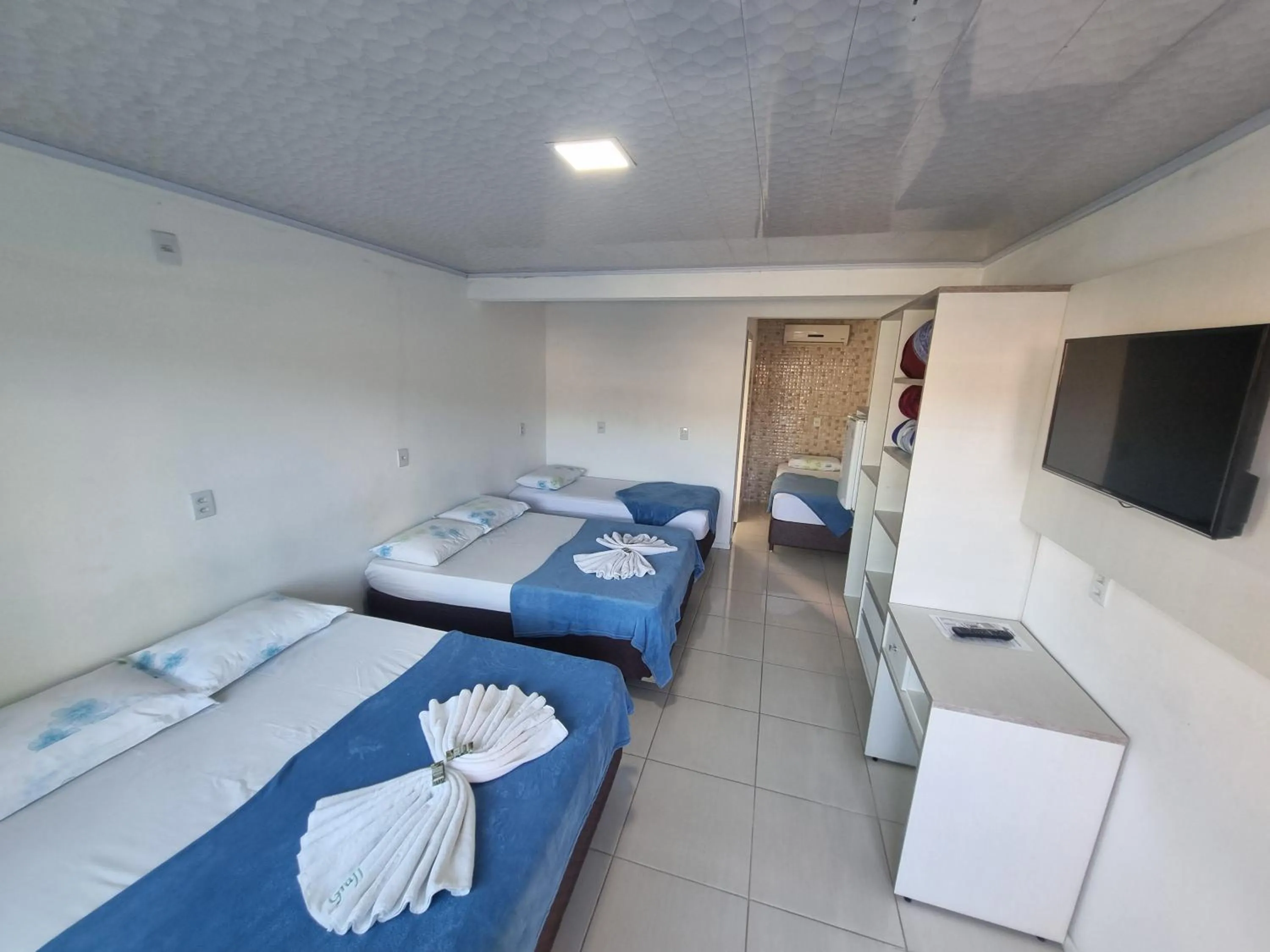 Bed in Pousada Graff