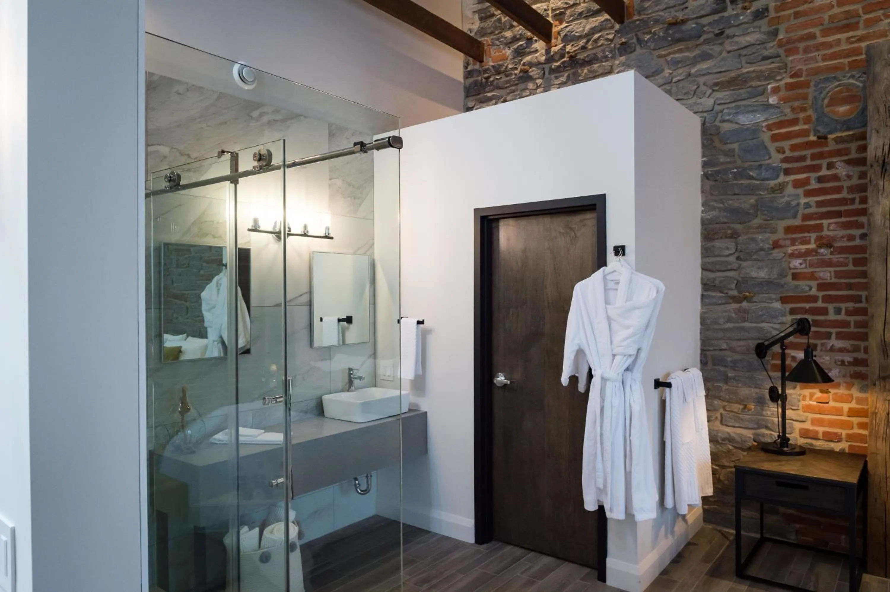 Bathroom in 48 King West Boutique Hotel