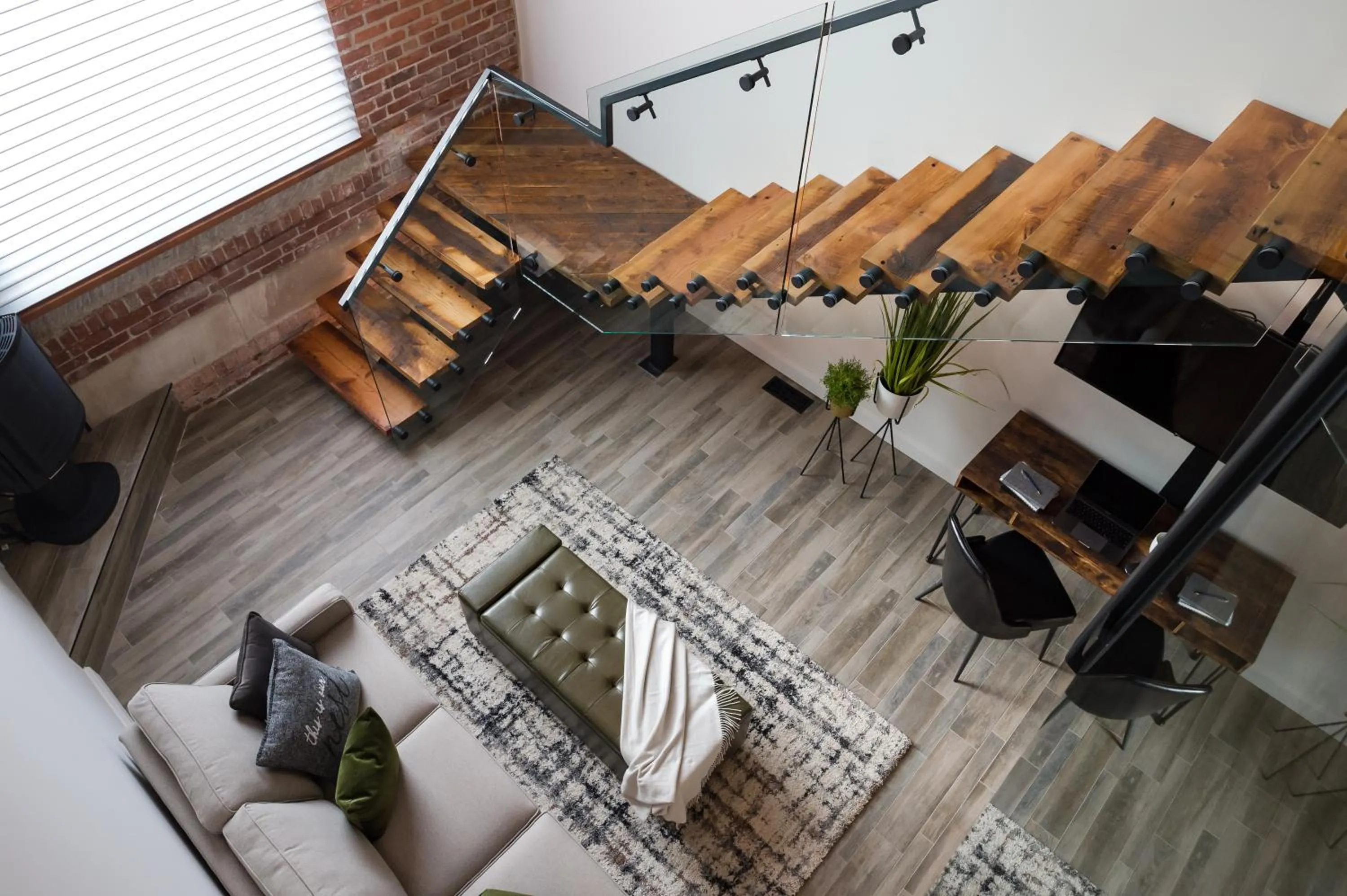 Seating area in 48 King West Boutique Hotel
