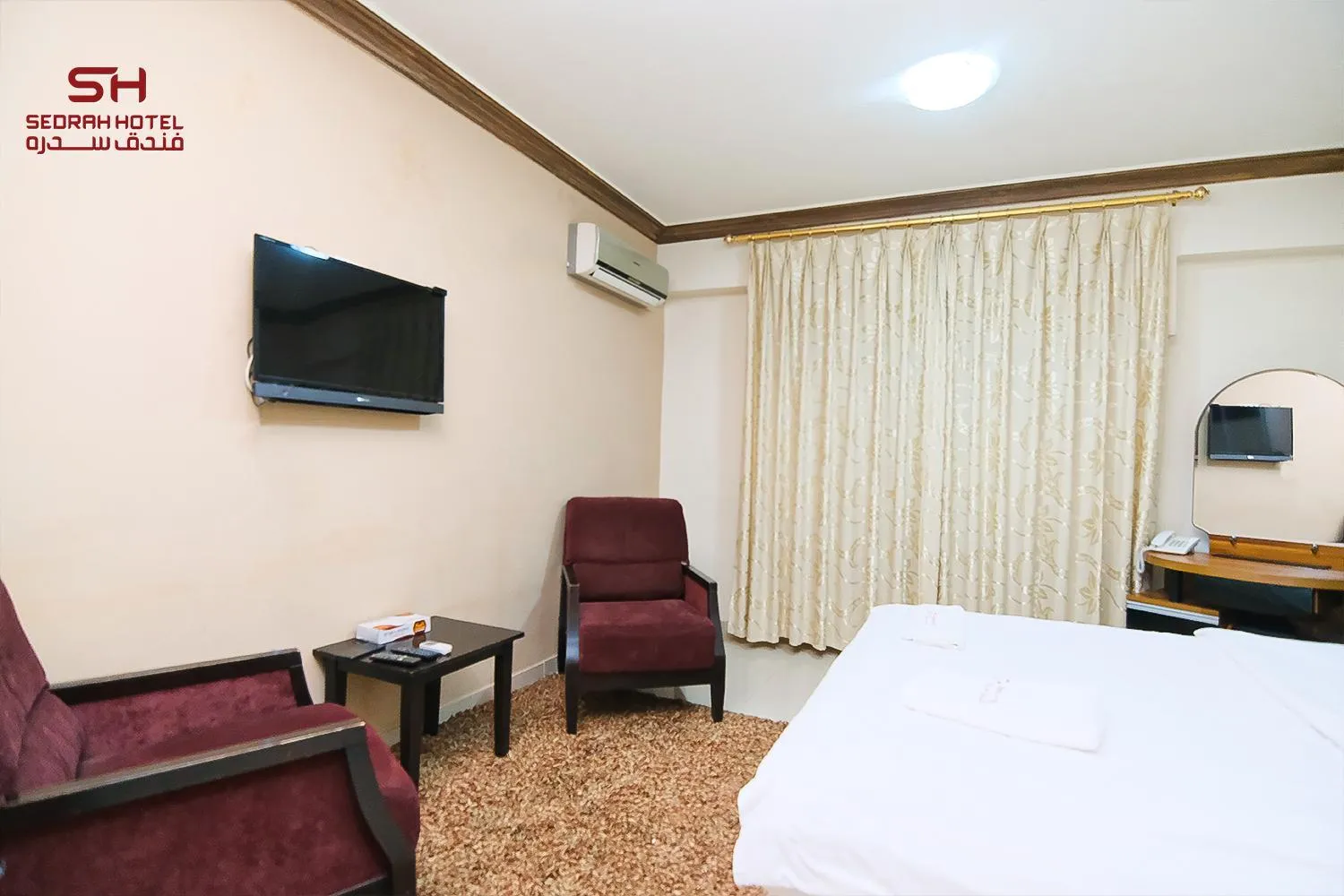 TV and multimedia, Bed in Sedrah Hotel