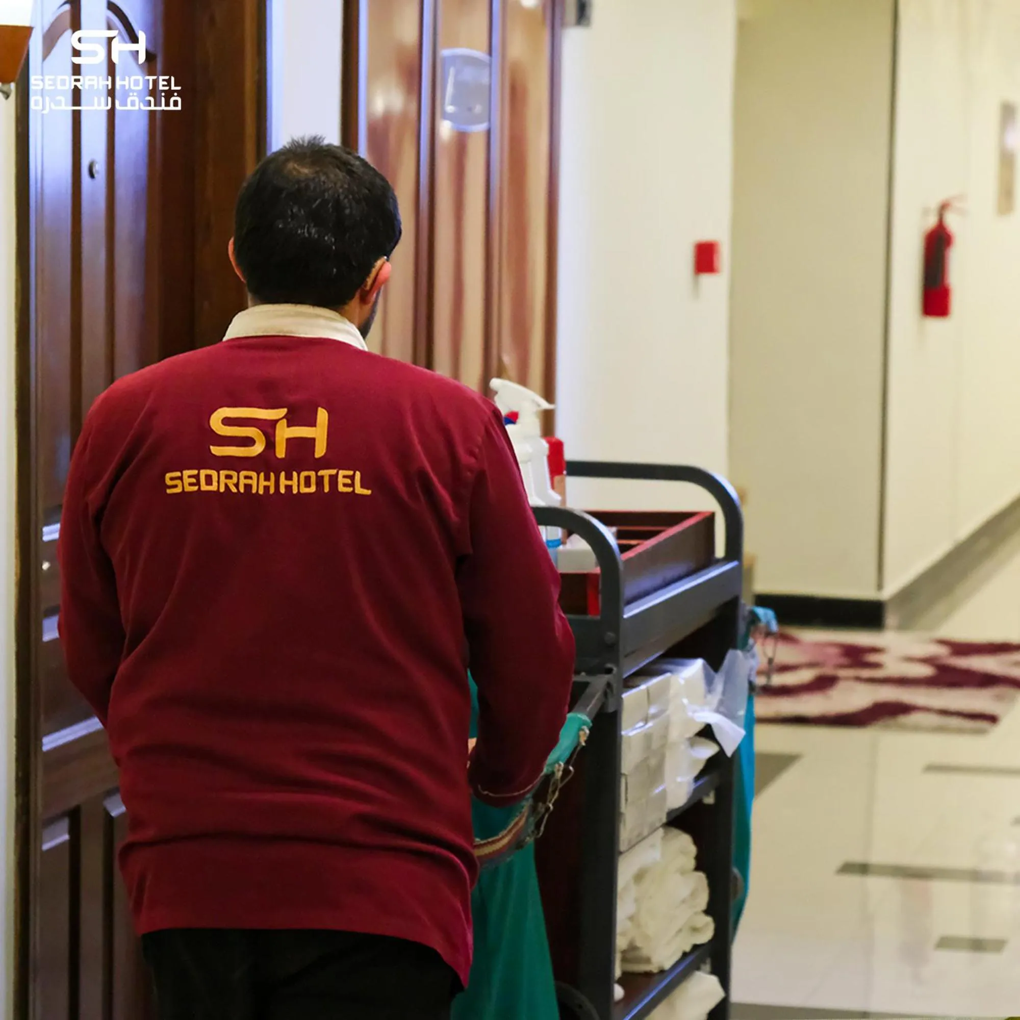 Staff in Sedrah Hotel