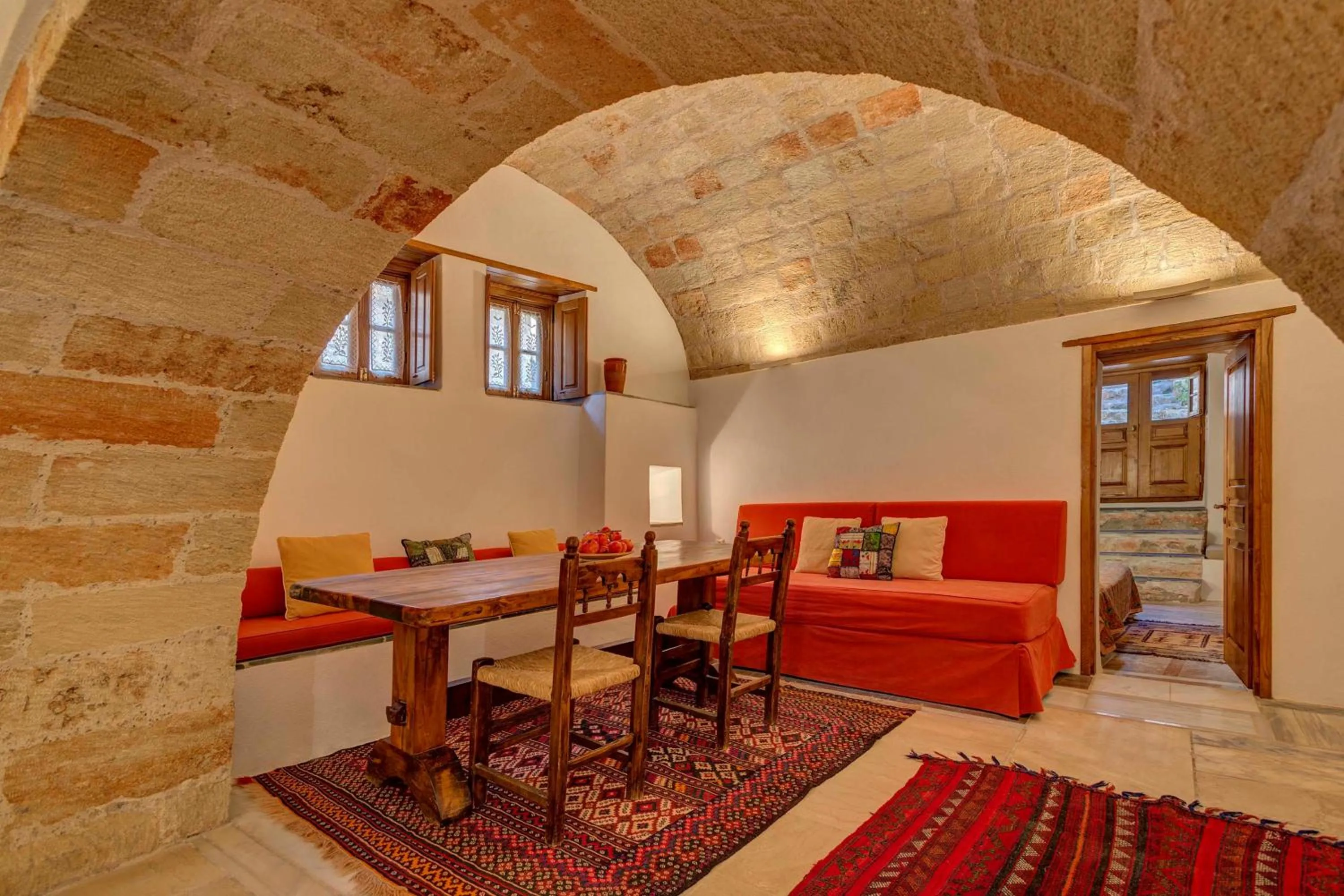 Living room in Malvasia Traditional Hotel