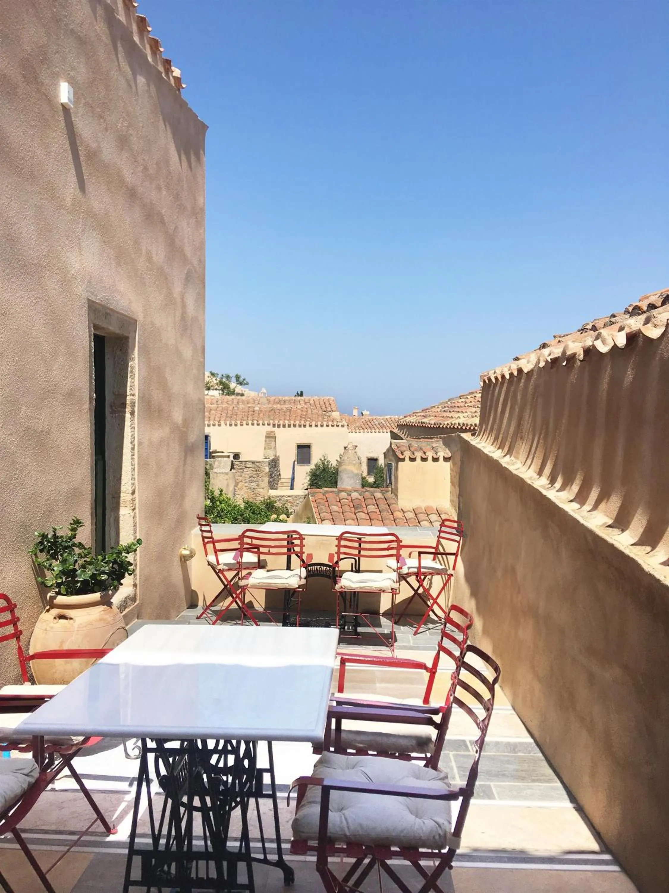Balcony/Terrace in Ritsos Guesthouse