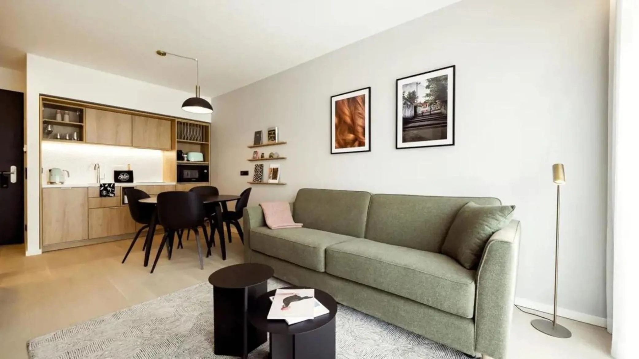 Living room in Wilde Aparthotels Berlin, Checkpoint Charlie