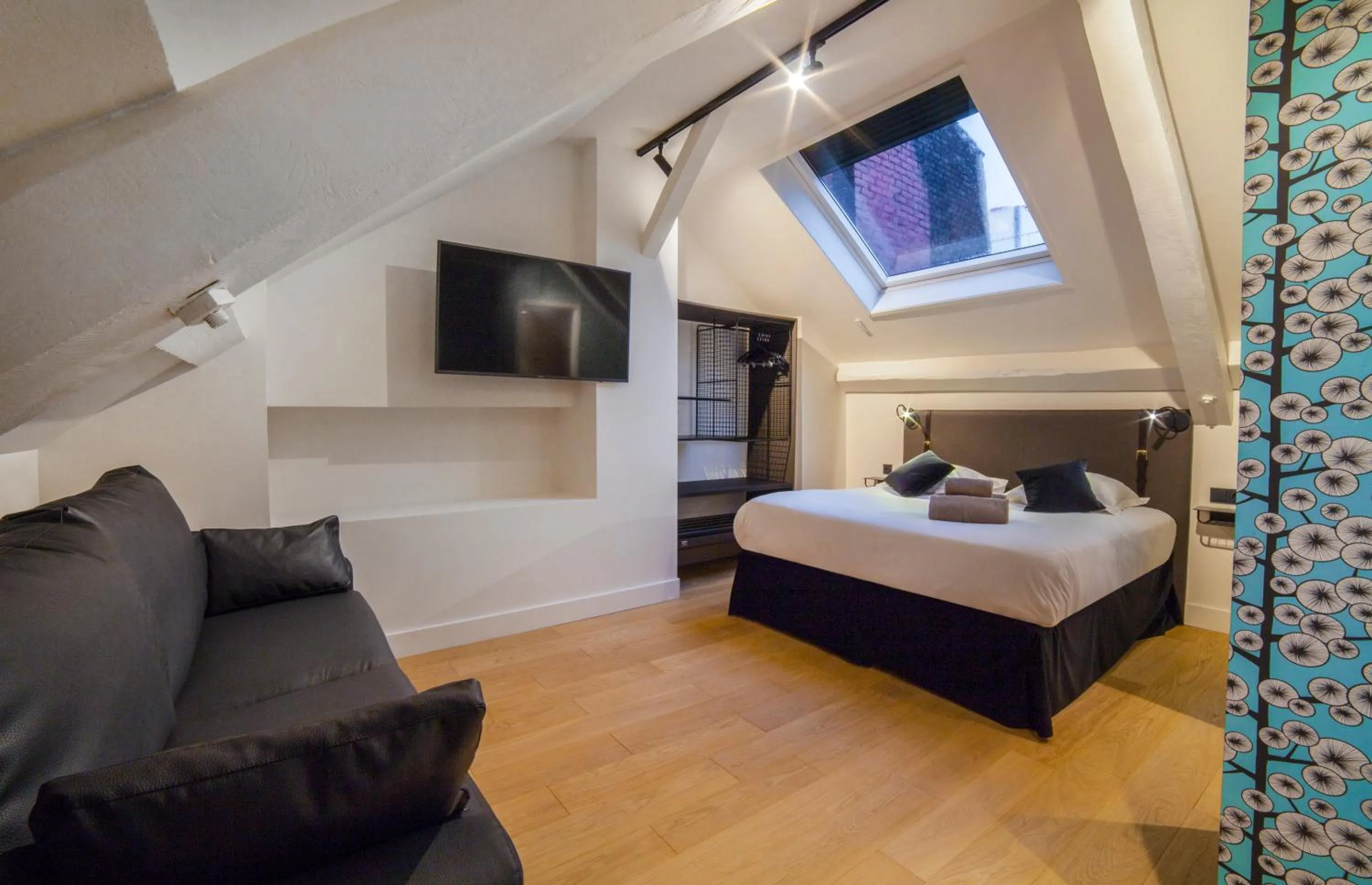 Photo of the whole room, Bed in La Valiz