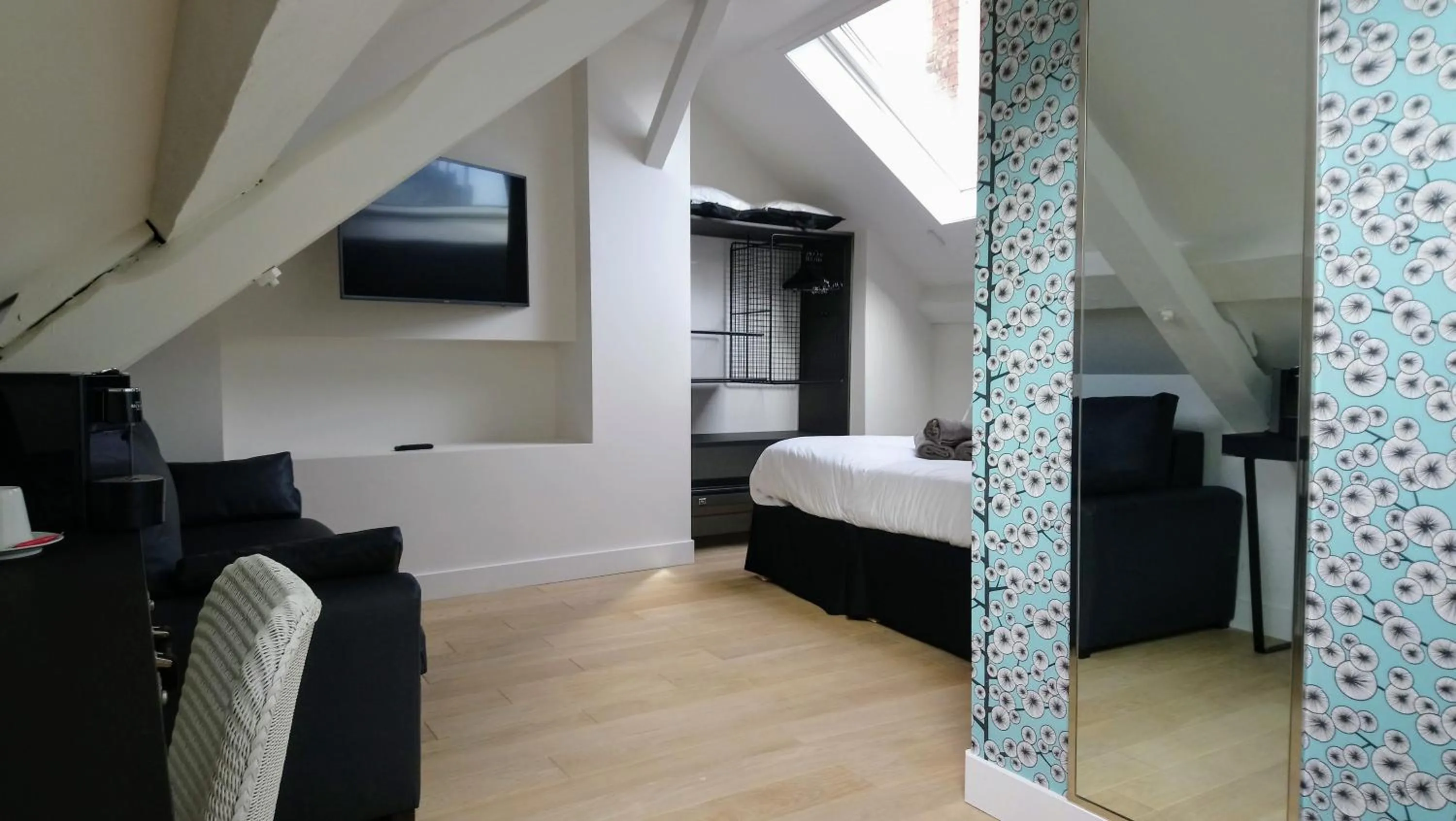 Photo of the whole room, Bed in La Valiz