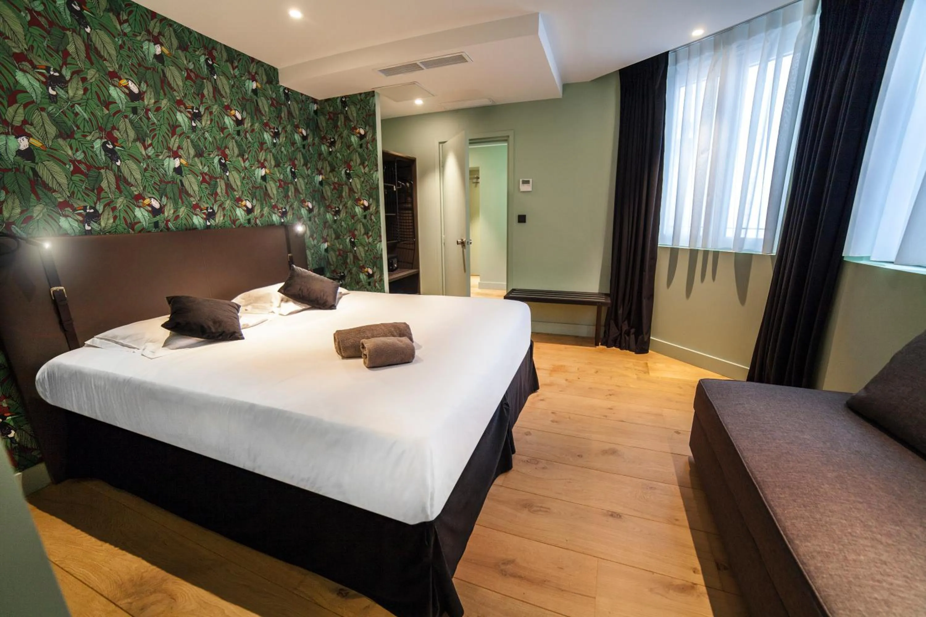 Photo of the whole room, Bed in La Valiz