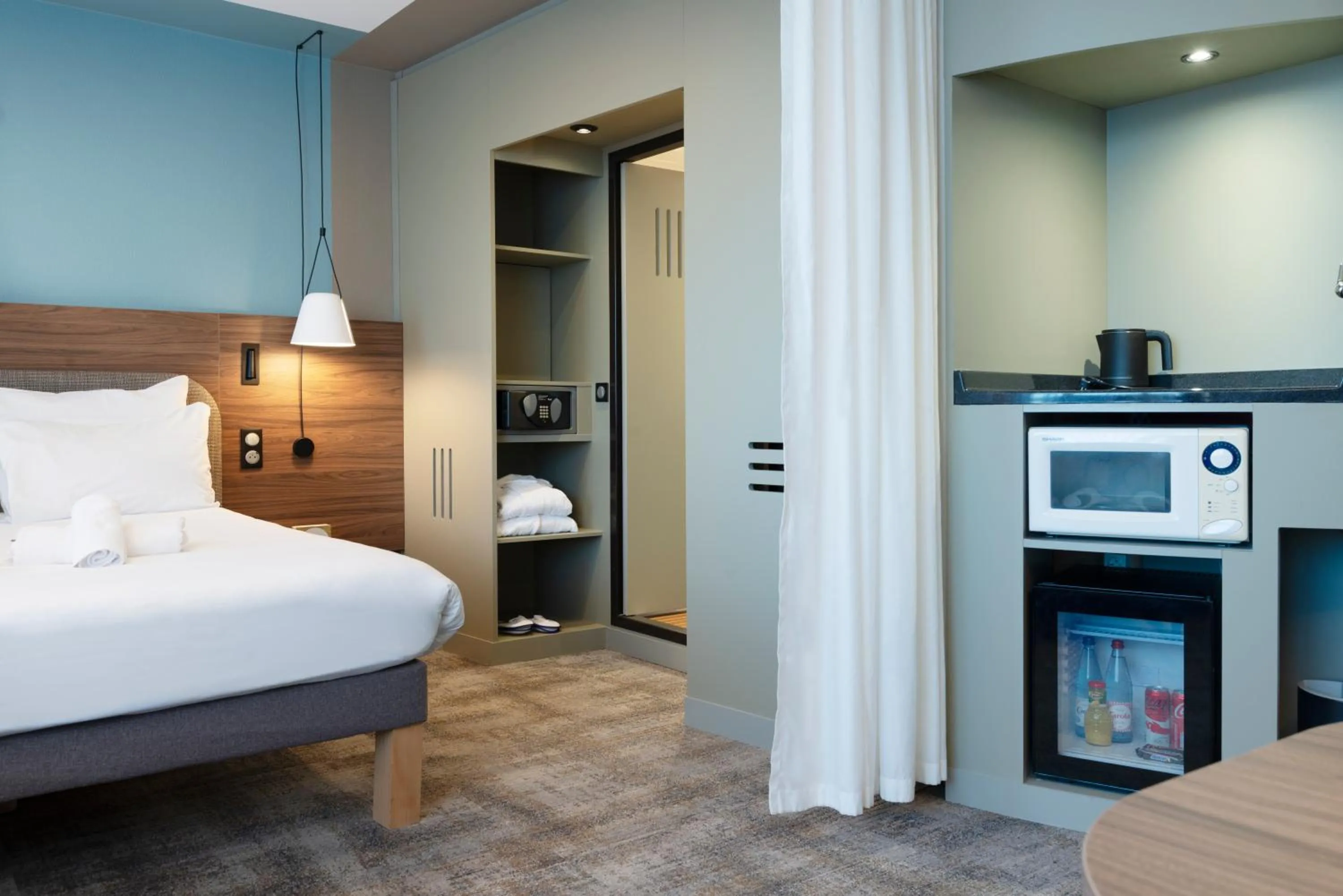 Bed in Novotel Suites Nancy Centre