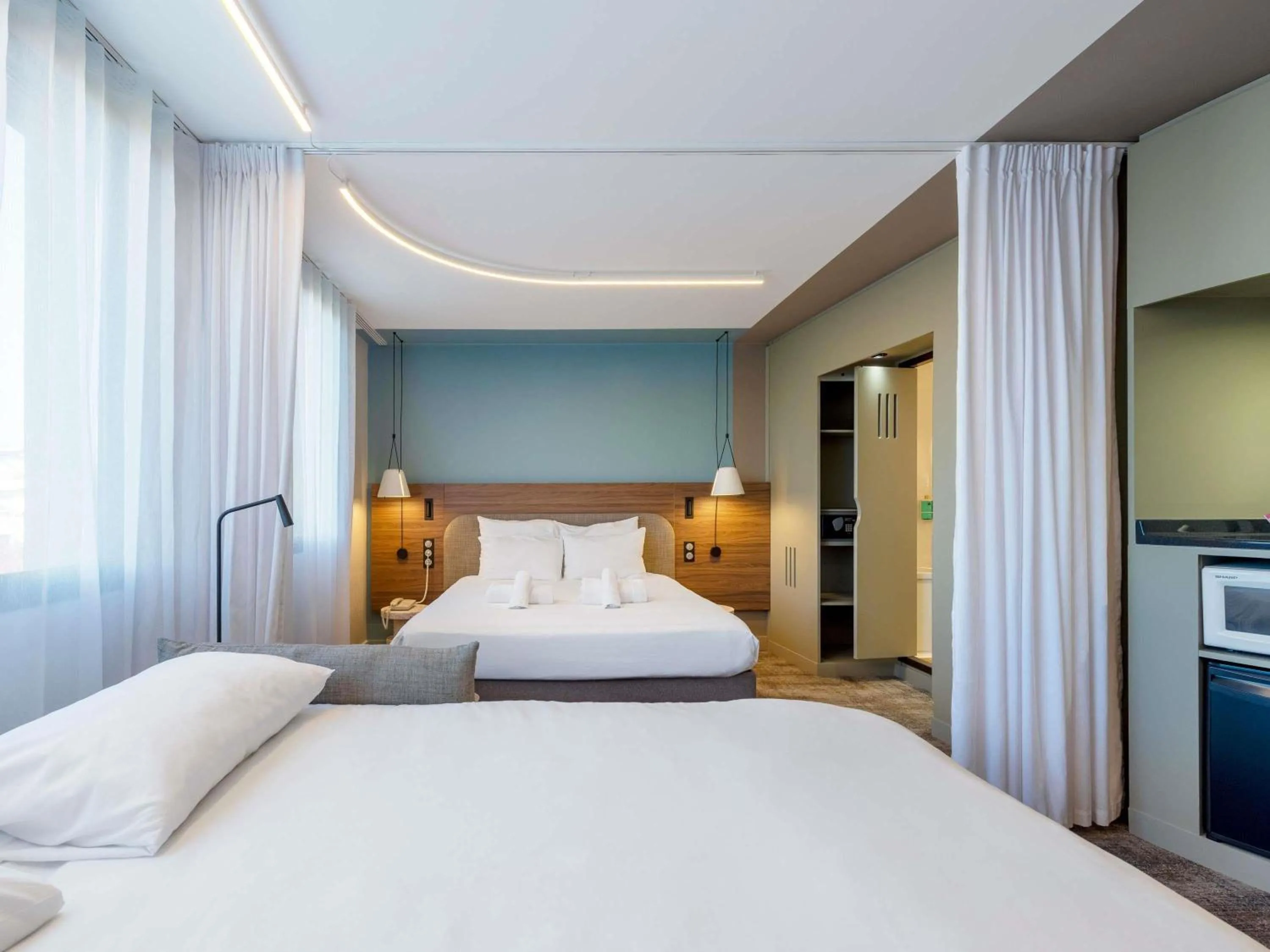 Bed in Novotel Suites Nancy Centre