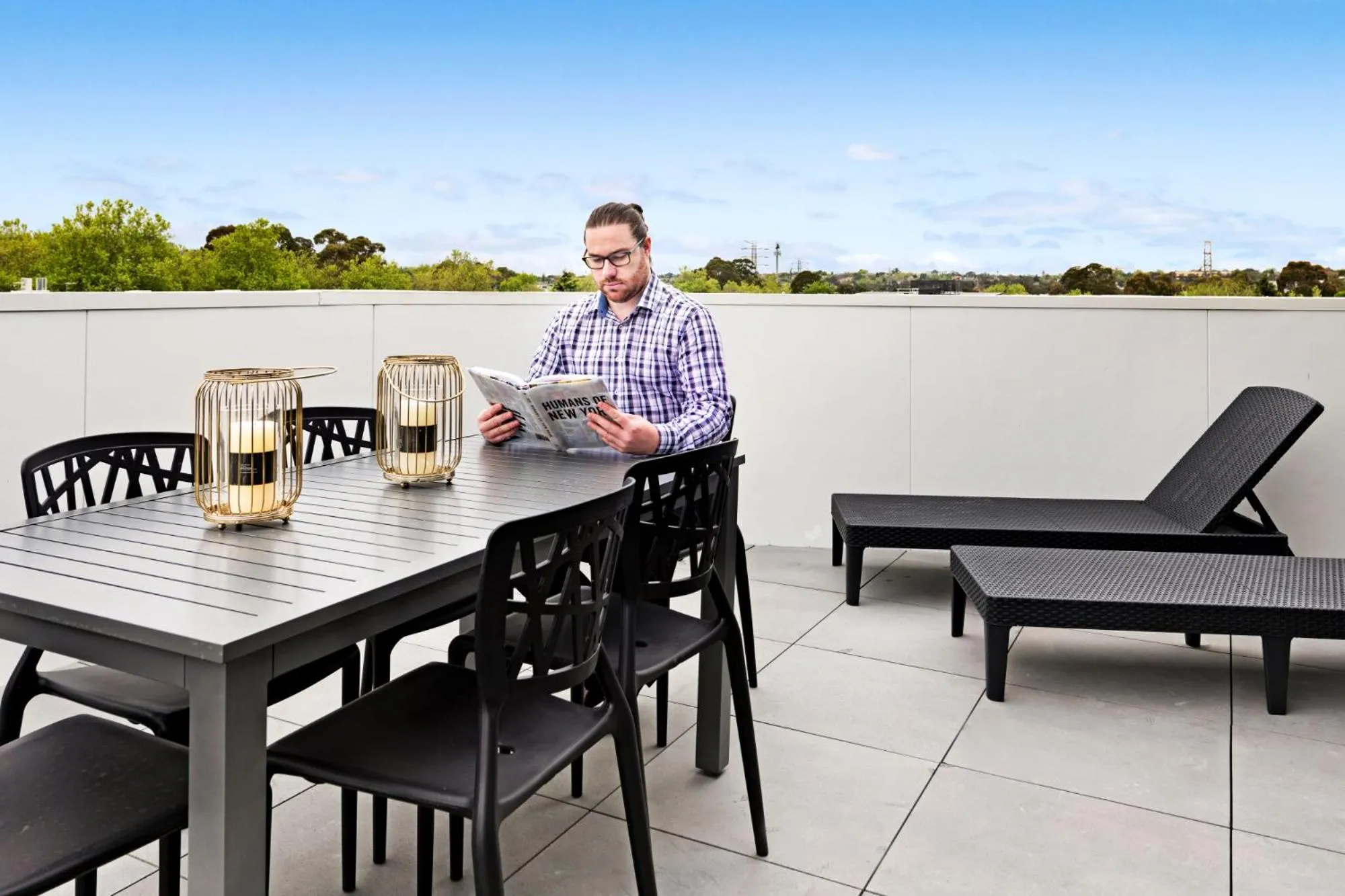 Balcony/Terrace in Manhattan Apartments - Glen Iris