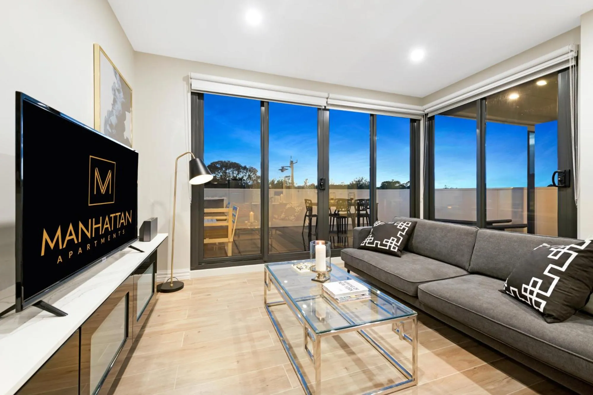 Living room in Manhattan Apartments - Glen Iris