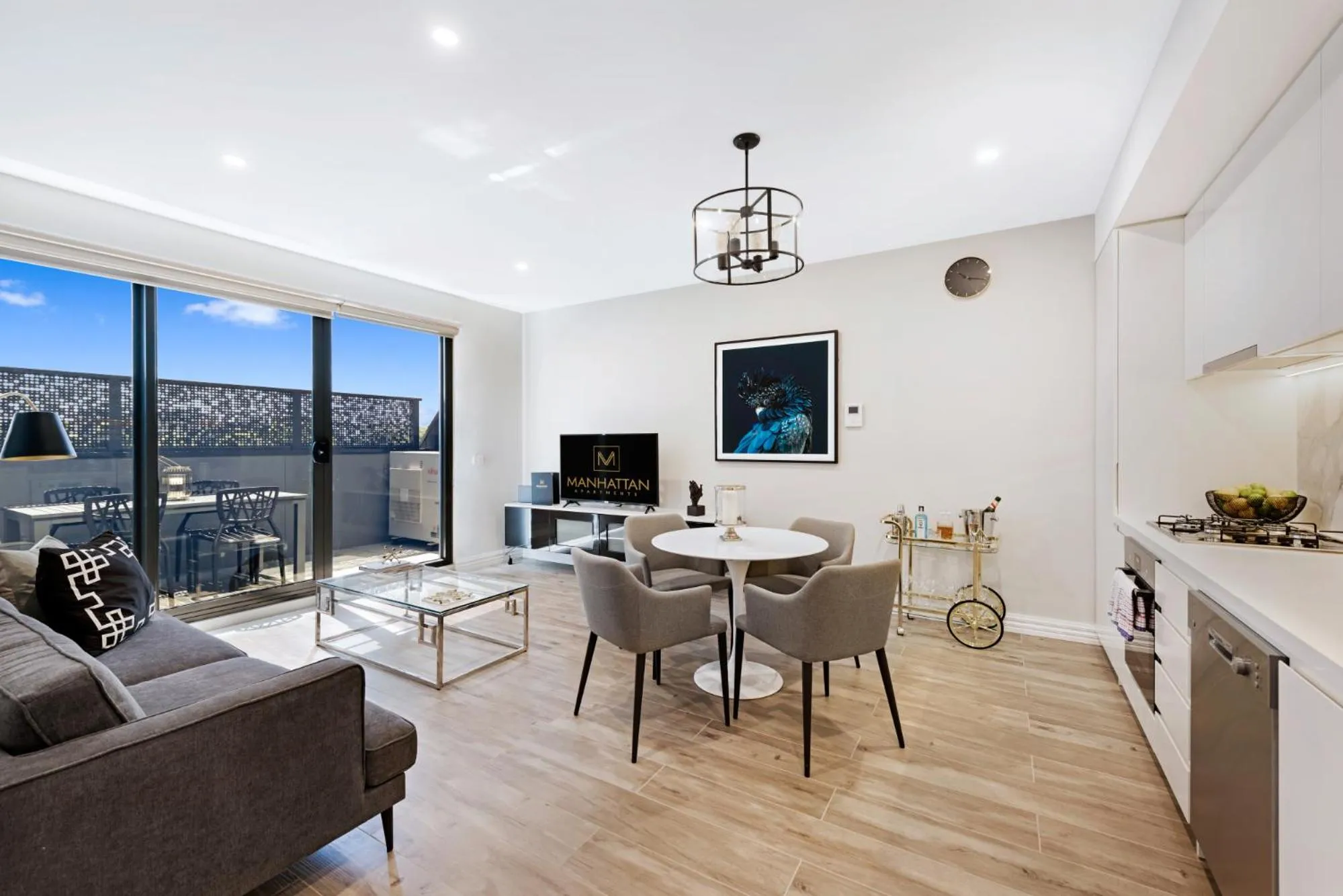 Living room in Manhattan Apartments - Glen Iris
