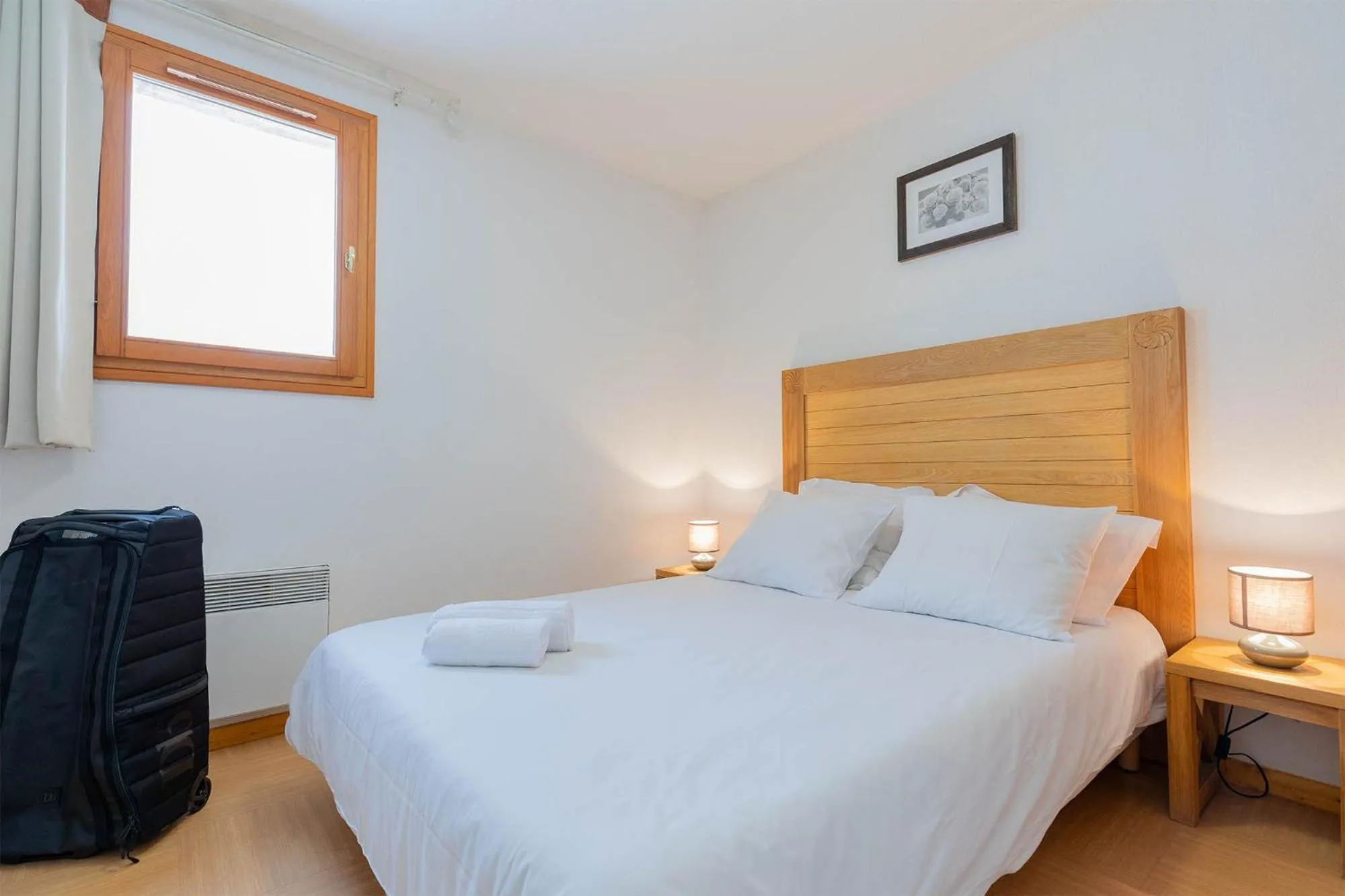 Bed in Madame Vacances Résidence Le Parc Des Airelles