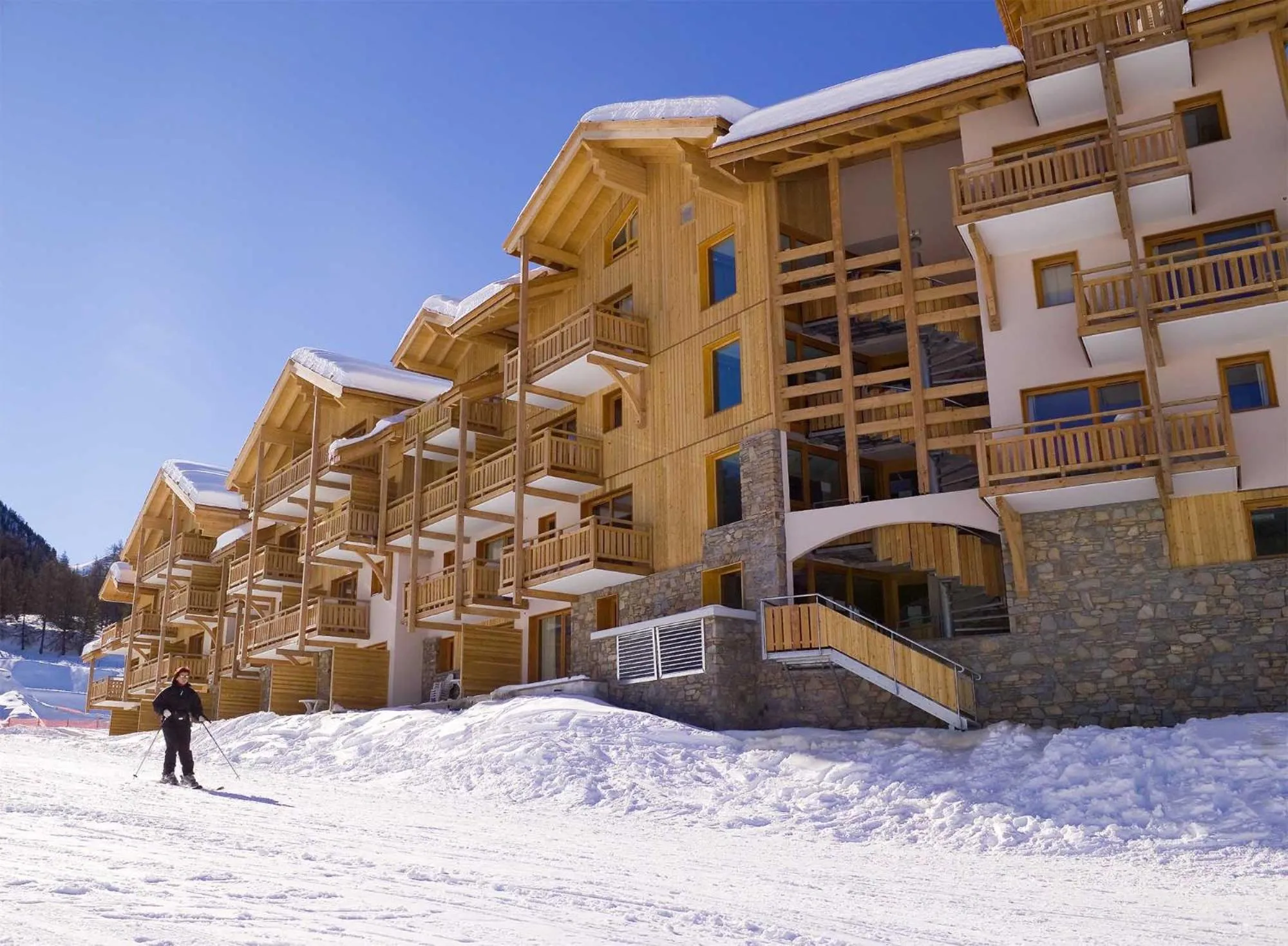 Property building in Madame Vacances Résidence Le Parc Des Airelles