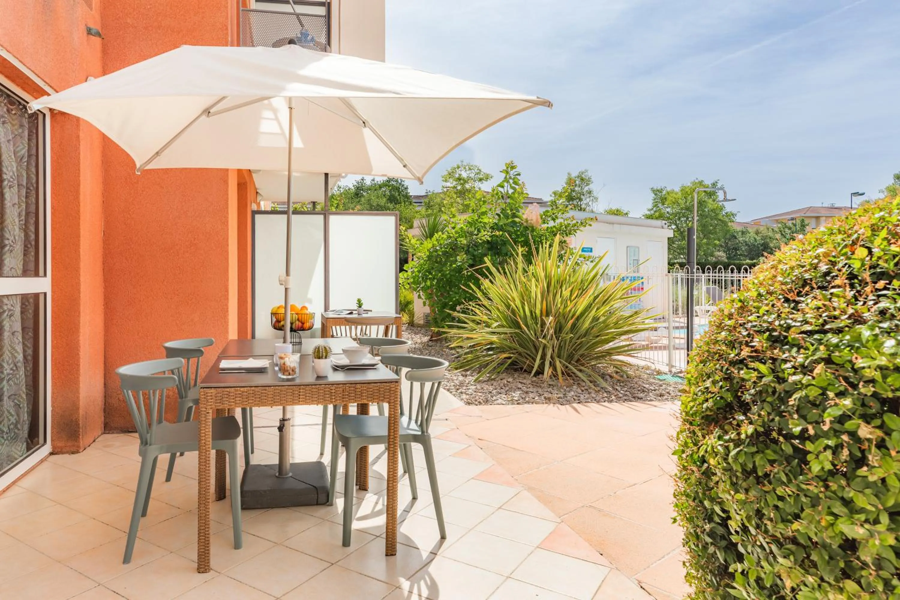 Patio in Appart'City Classic Aix-en-Provence - La Duranne