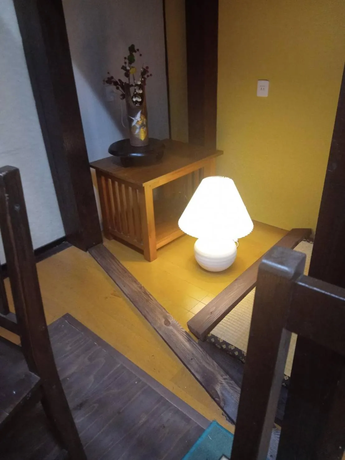 Bed in HAKUBA IKEDA LIFE KAN APARTMENTS