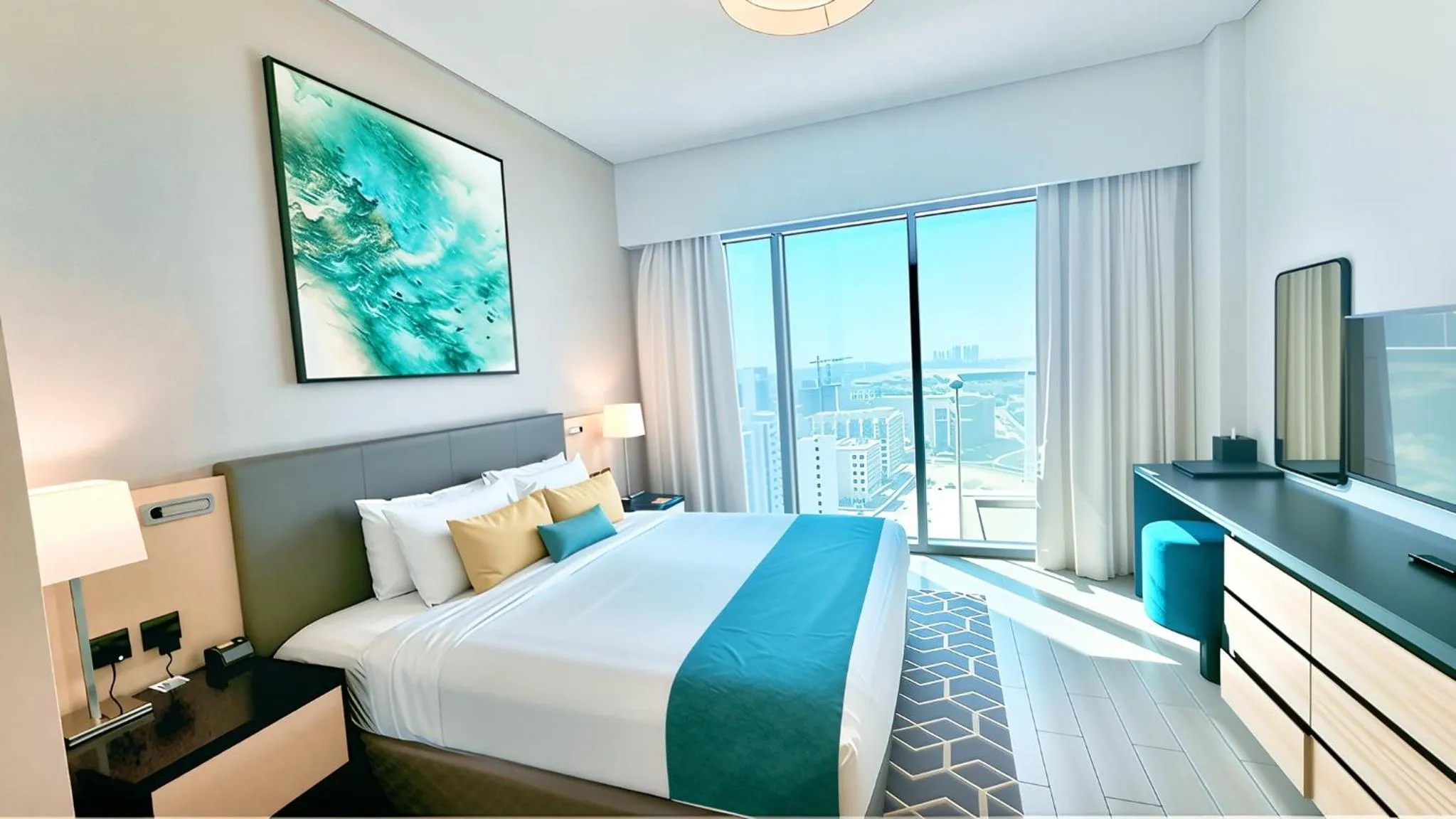 Bedroom, Bed in Millennium Executive Apartments Mont Rose