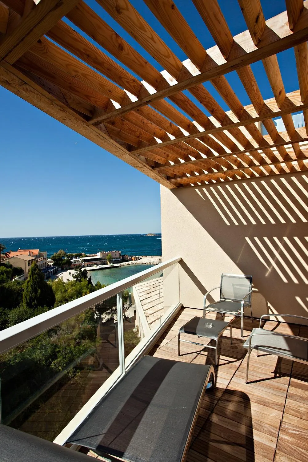Balcony/Terrace in Thalazur Bandol Ile Rousse - Hôtel & Spa