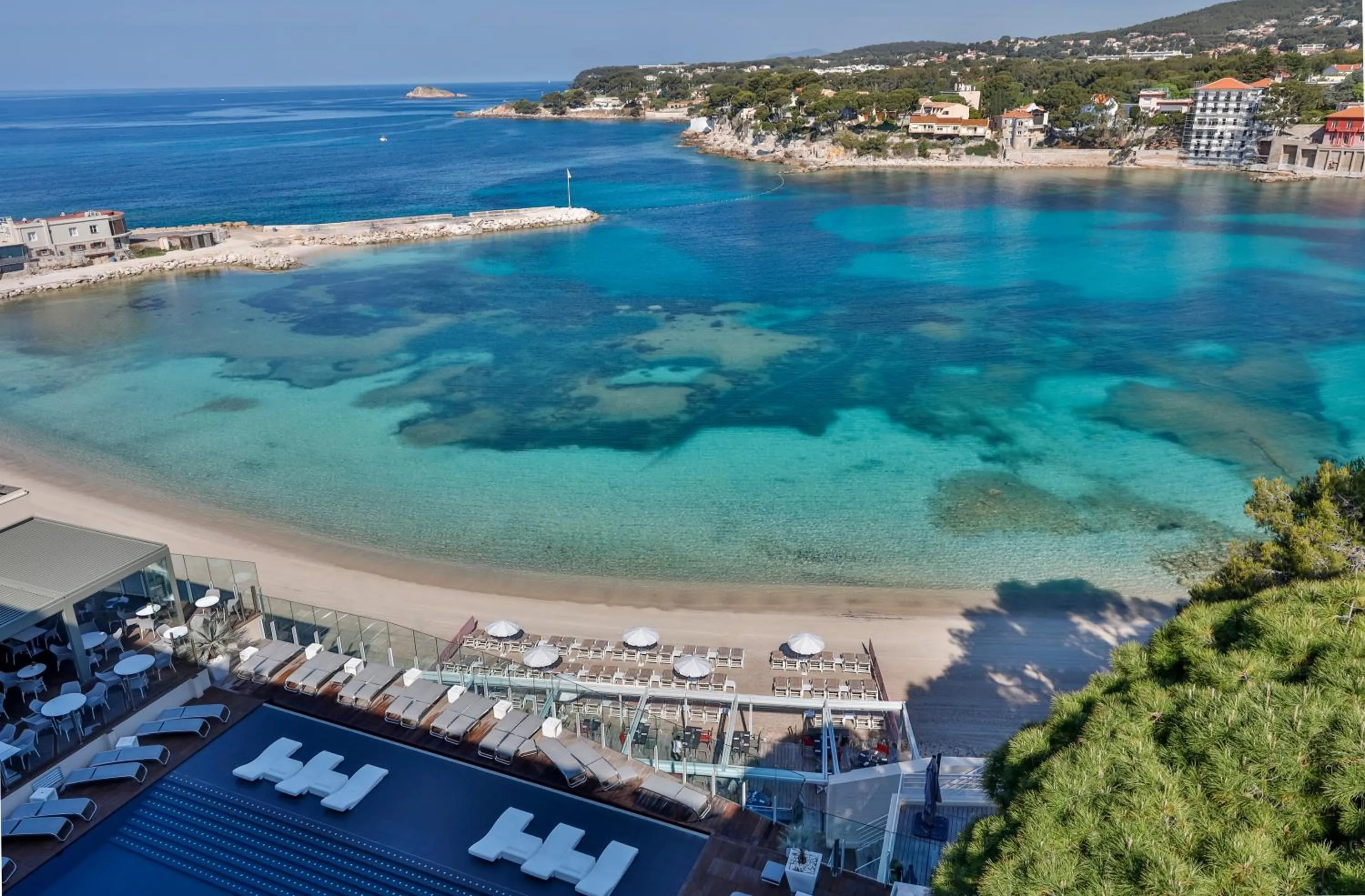 Bird's eye view in Thalazur Bandol Ile Rousse - Hôtel & Spa