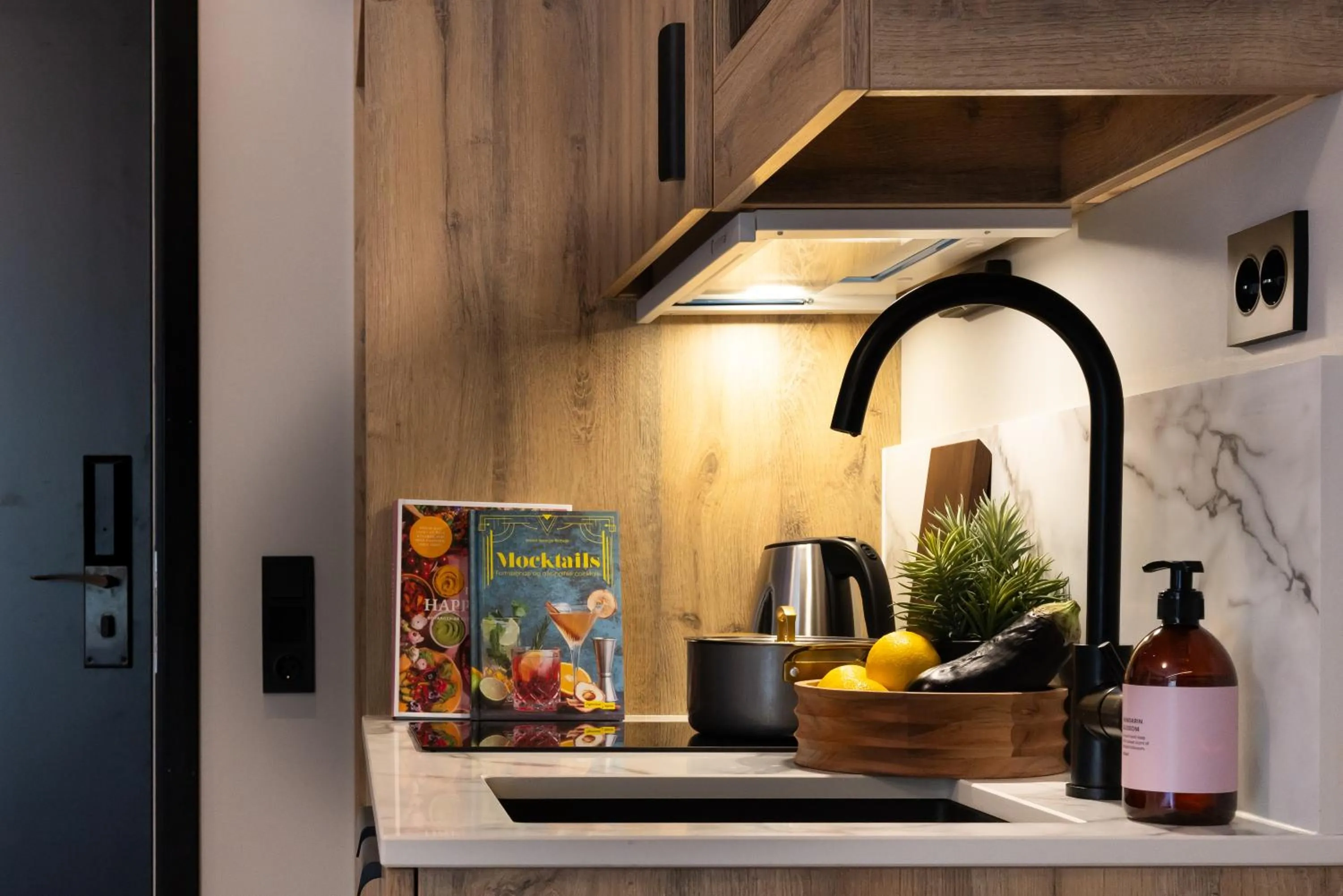 Kitchen or kitchenette in Stryn House Hotel