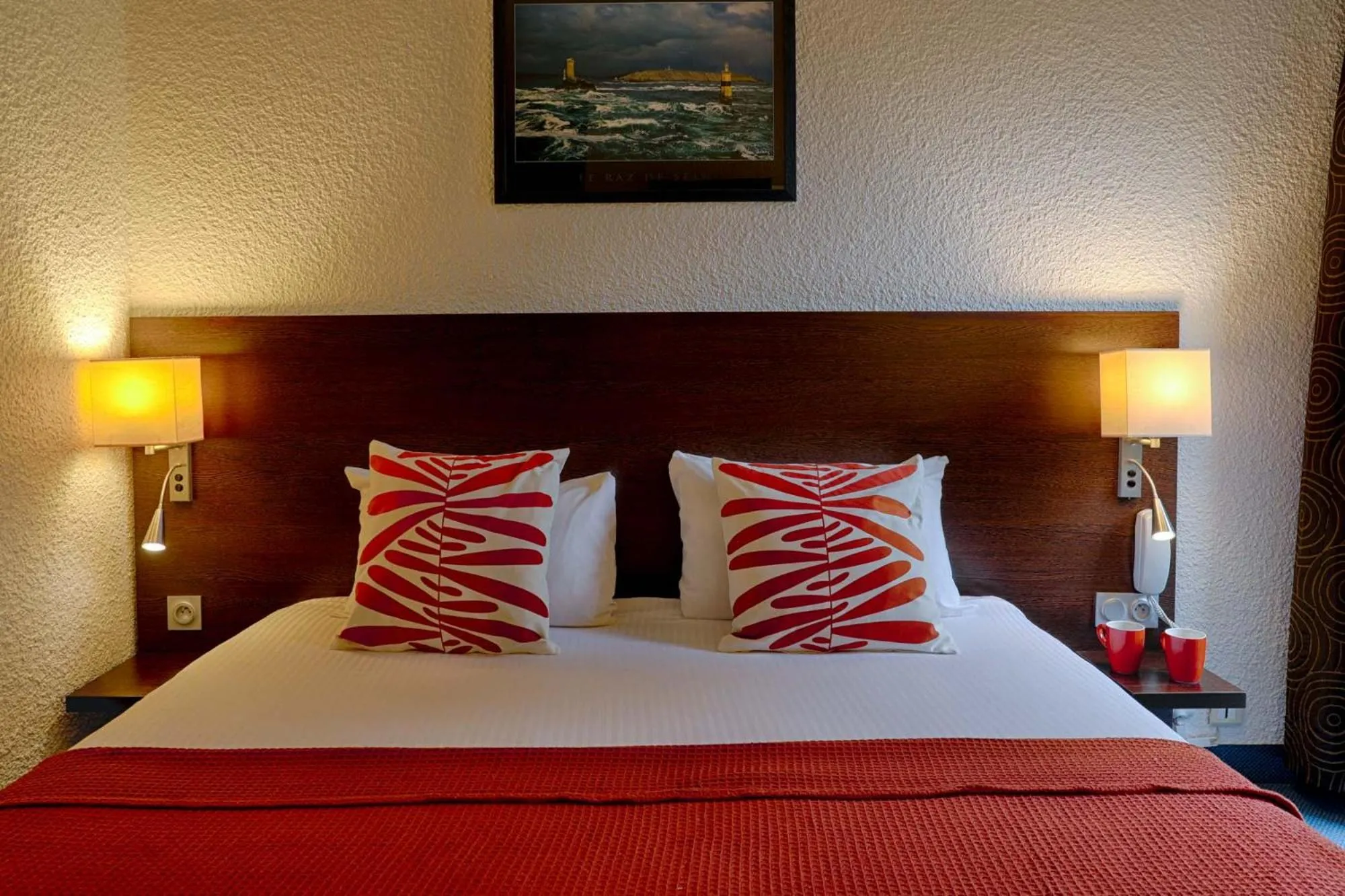 Photo of the whole room, Bed in Hotel Le Branhoc - Brit Hotel Auray