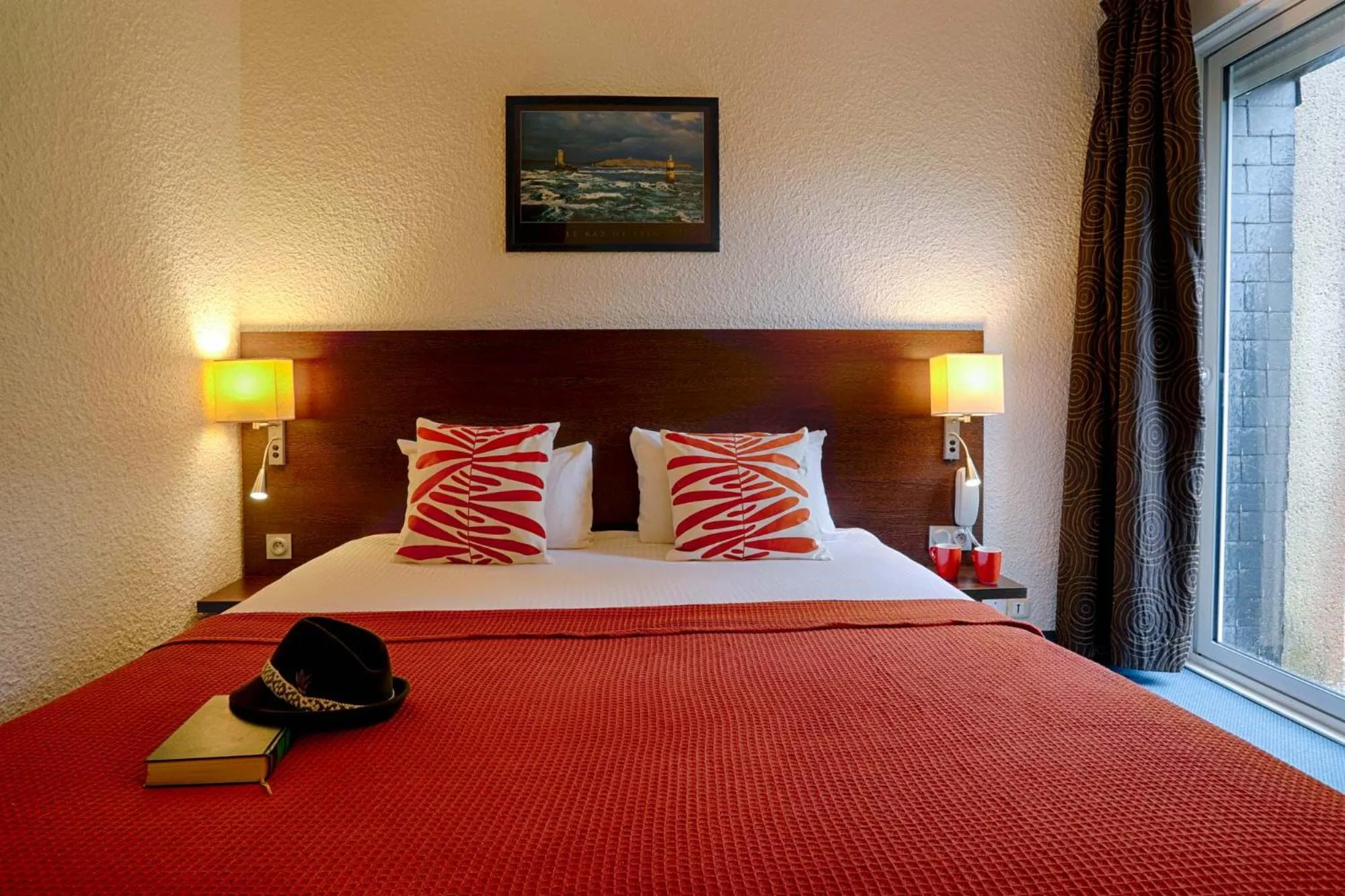 Photo of the whole room, Bed in Hotel Le Branhoc - Brit Hotel Auray