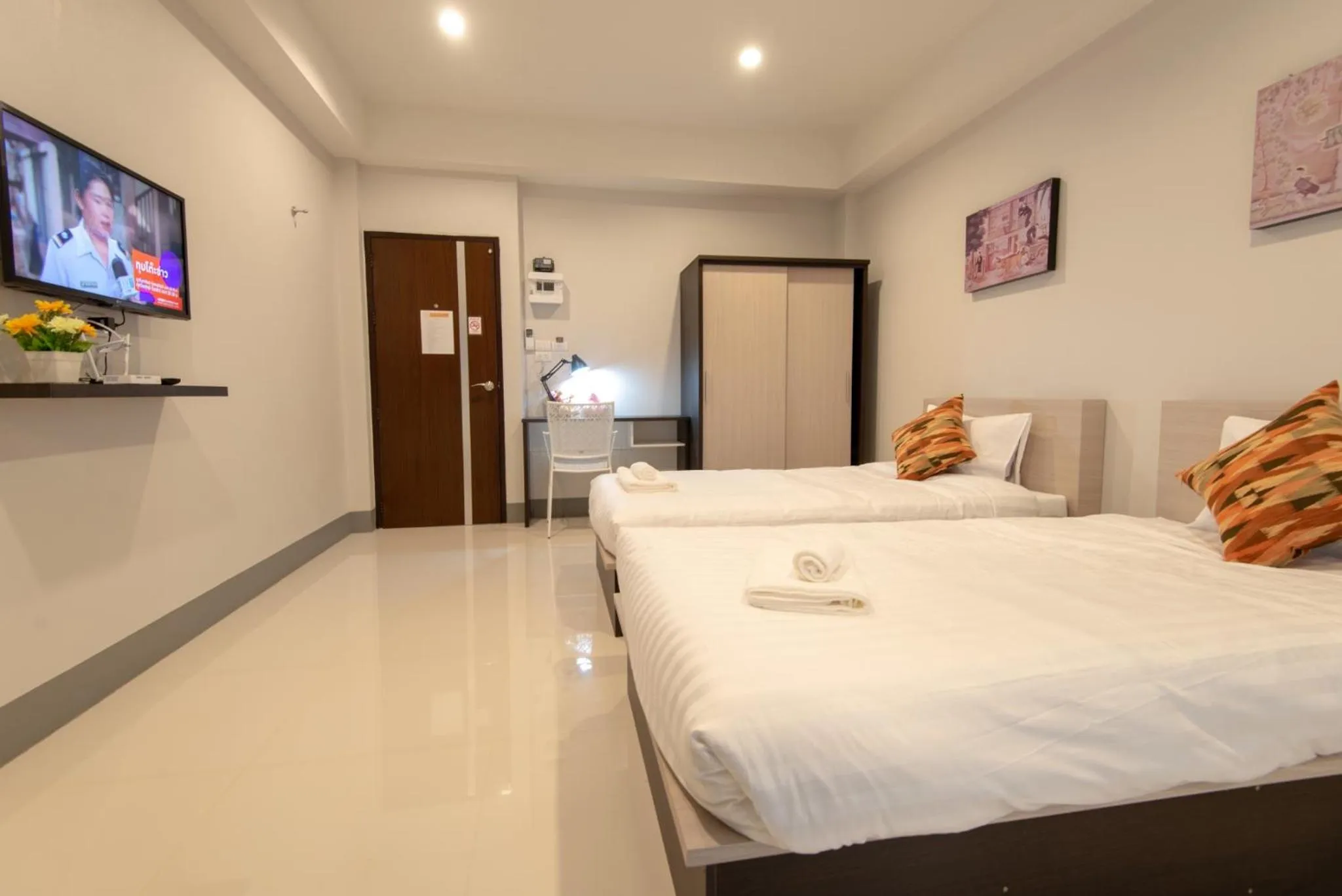Bed in J2 Residence Chiang Rai