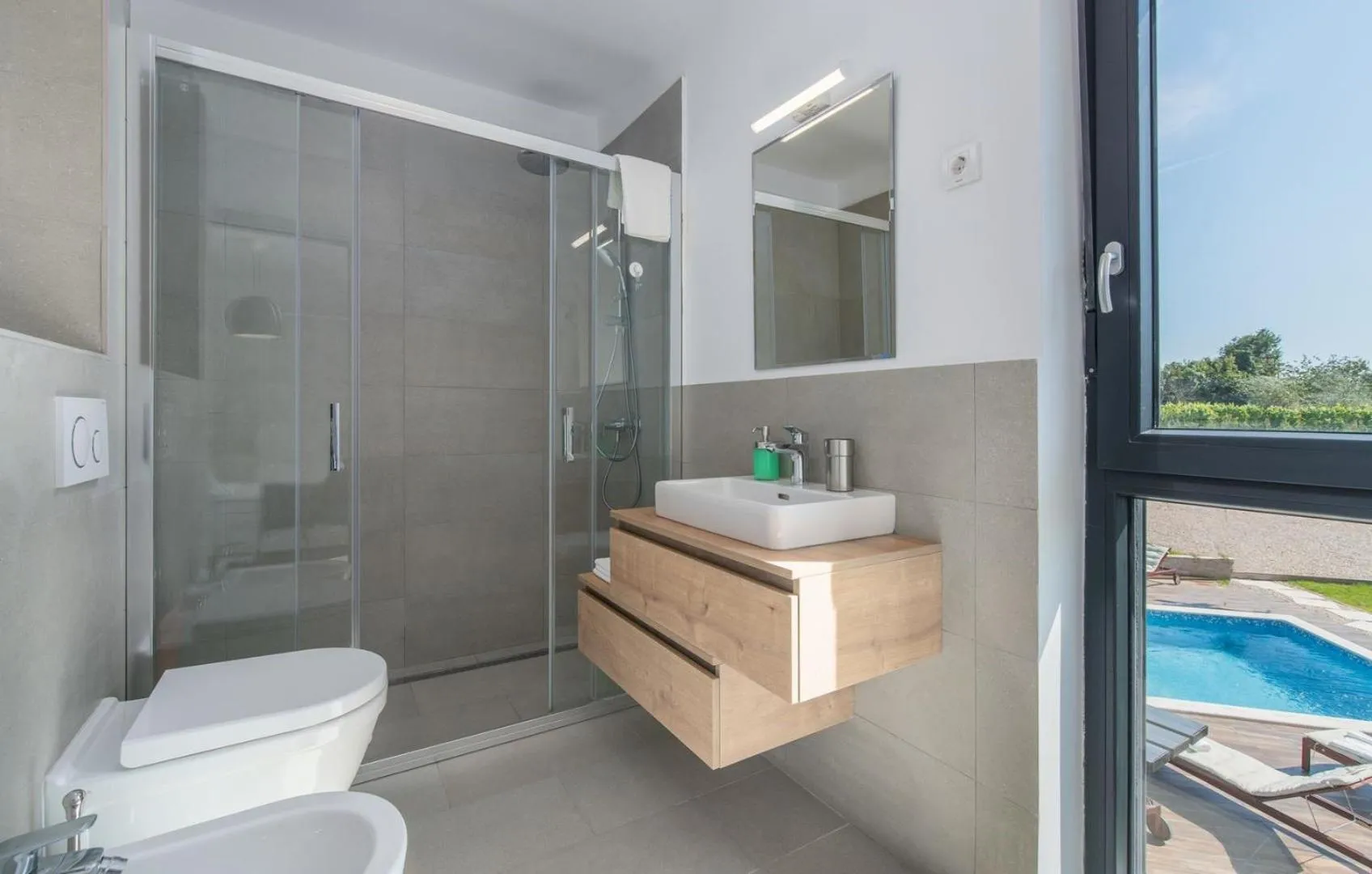 Toilet in Luxury villa Fratello in Istria, private pool