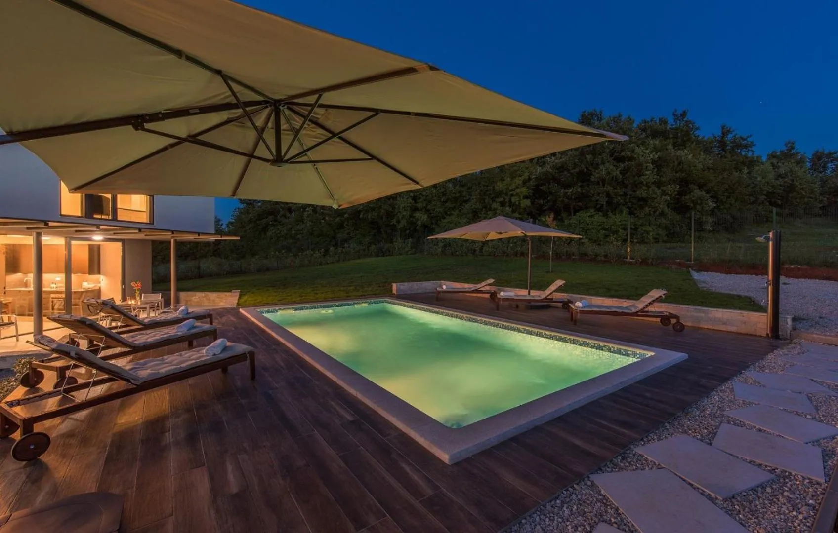 Property building in Luxury villa Fratello in Istria, private pool