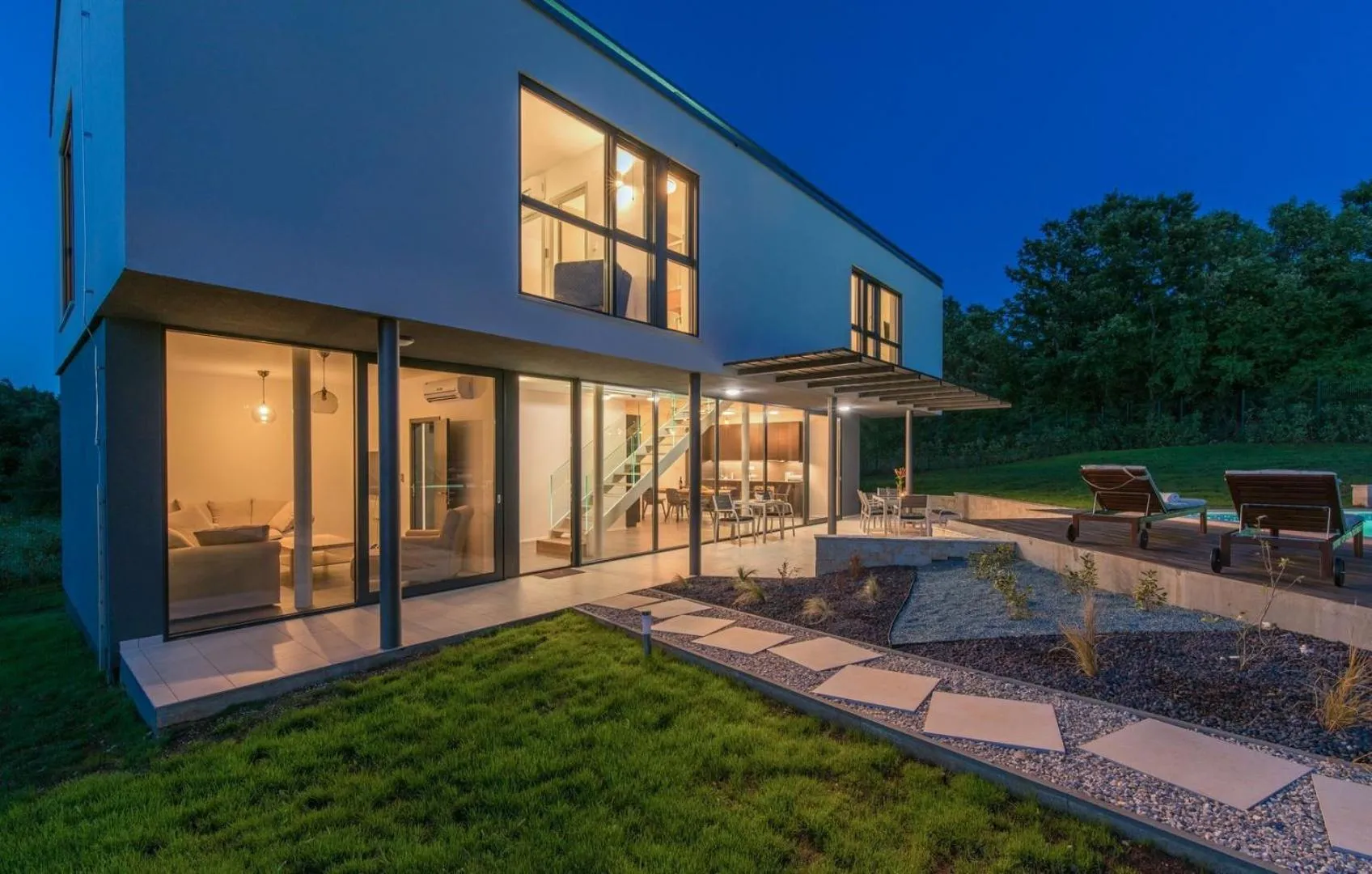 Property building in Luxury villa Fratello in Istria, private pool