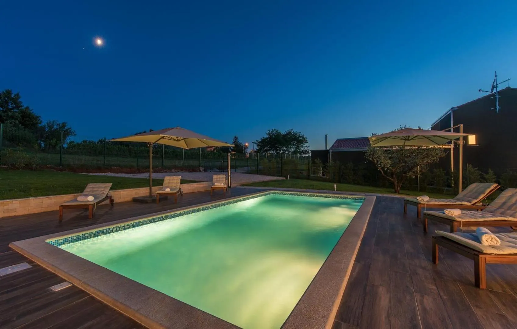 Property building in Luxury villa Fratello in Istria, private pool