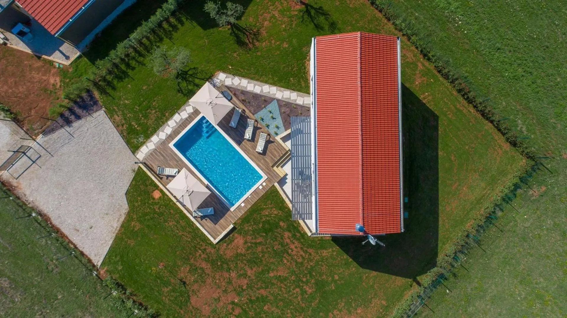 Property building in Luxury villa Fratello in Istria, private pool